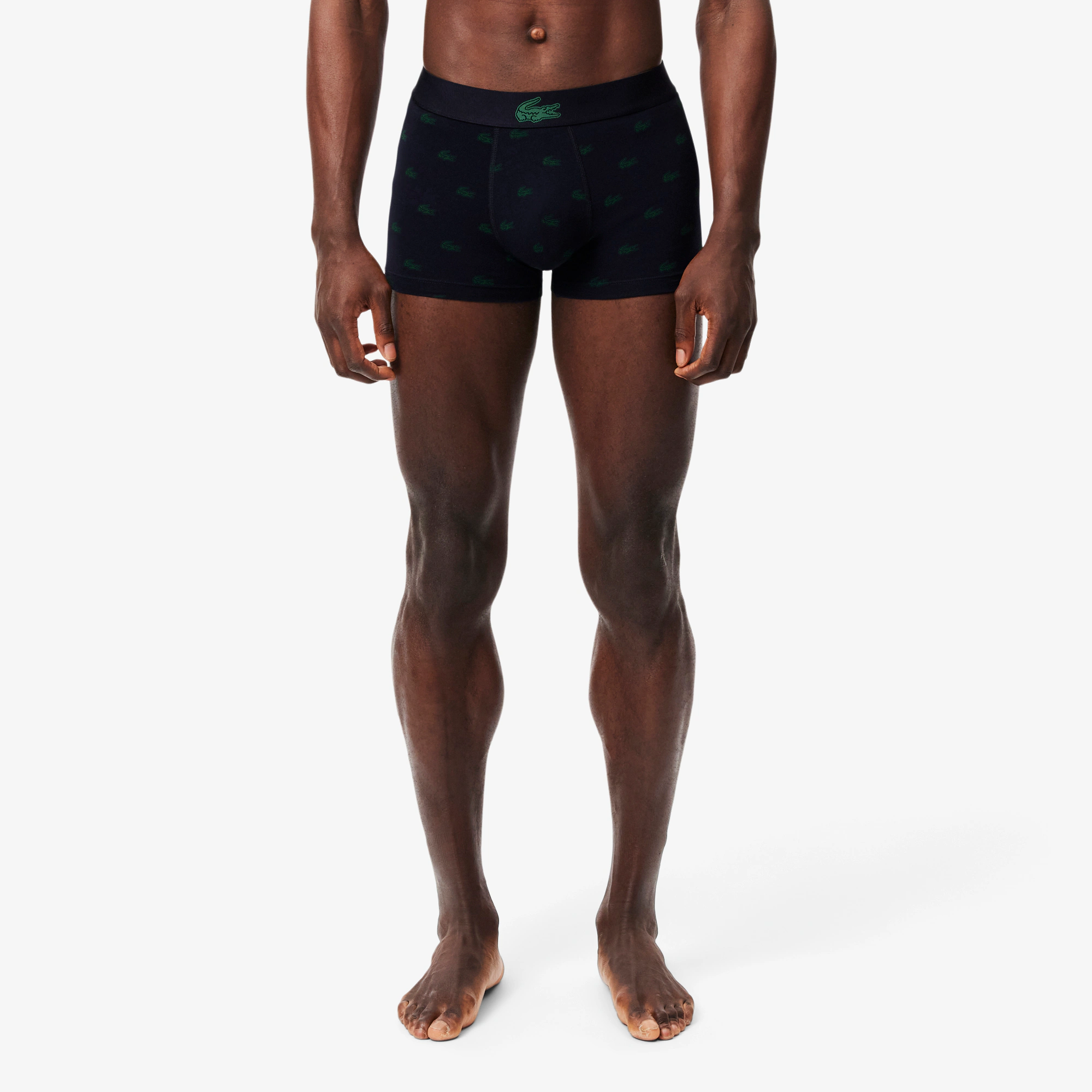 Men's 3-Pack Crocodile Print Trunks