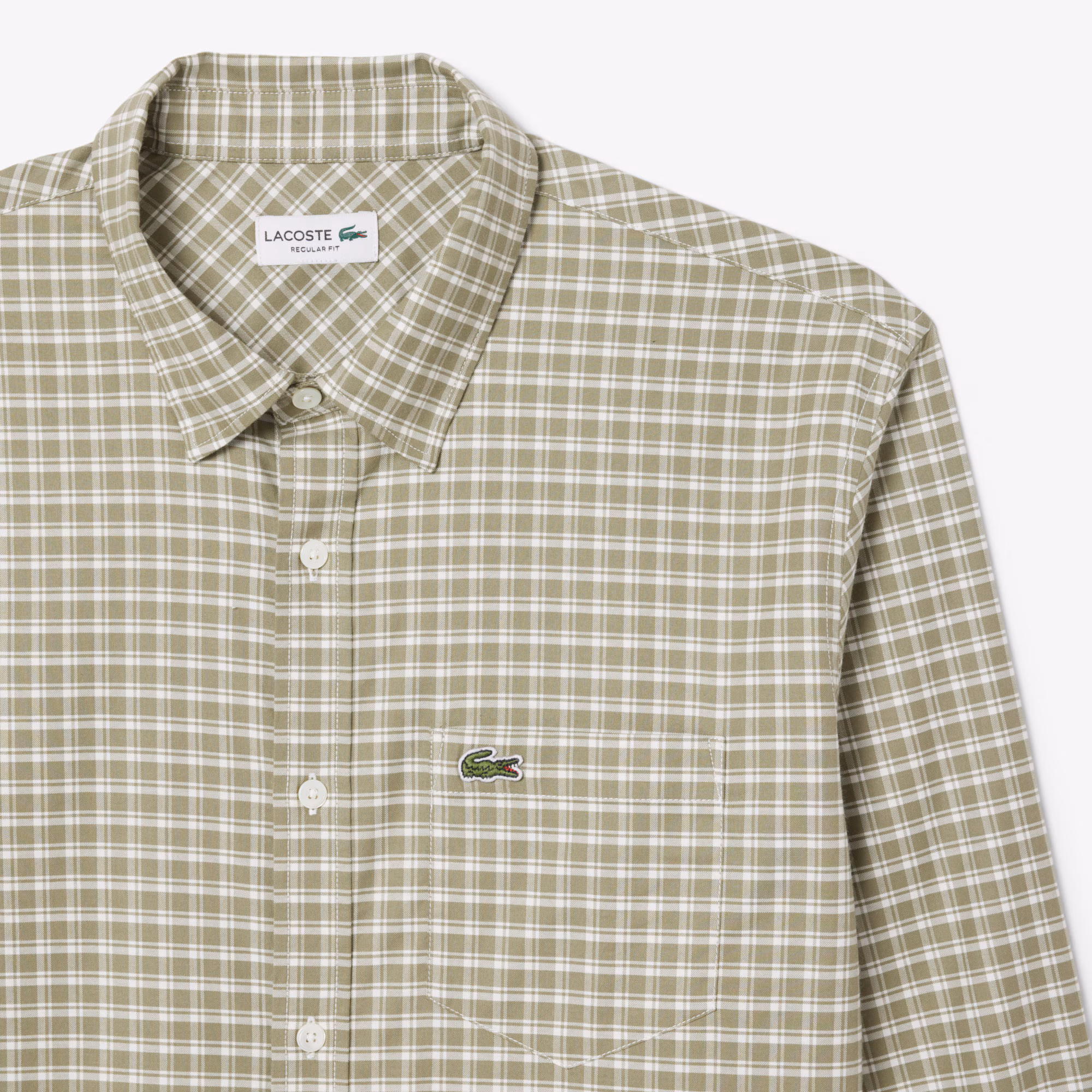 Men's Regular Fit Stretch Plaid Shirt
