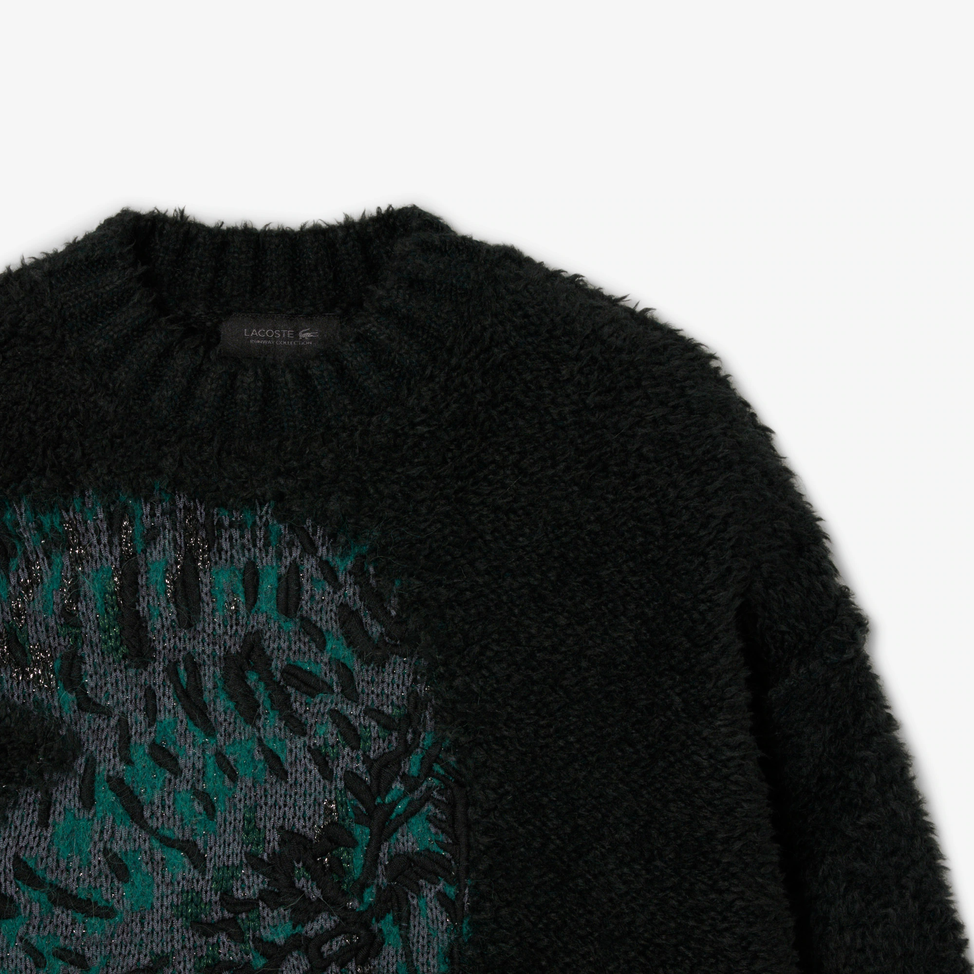 Runway Jacquard Crocodile Sweater