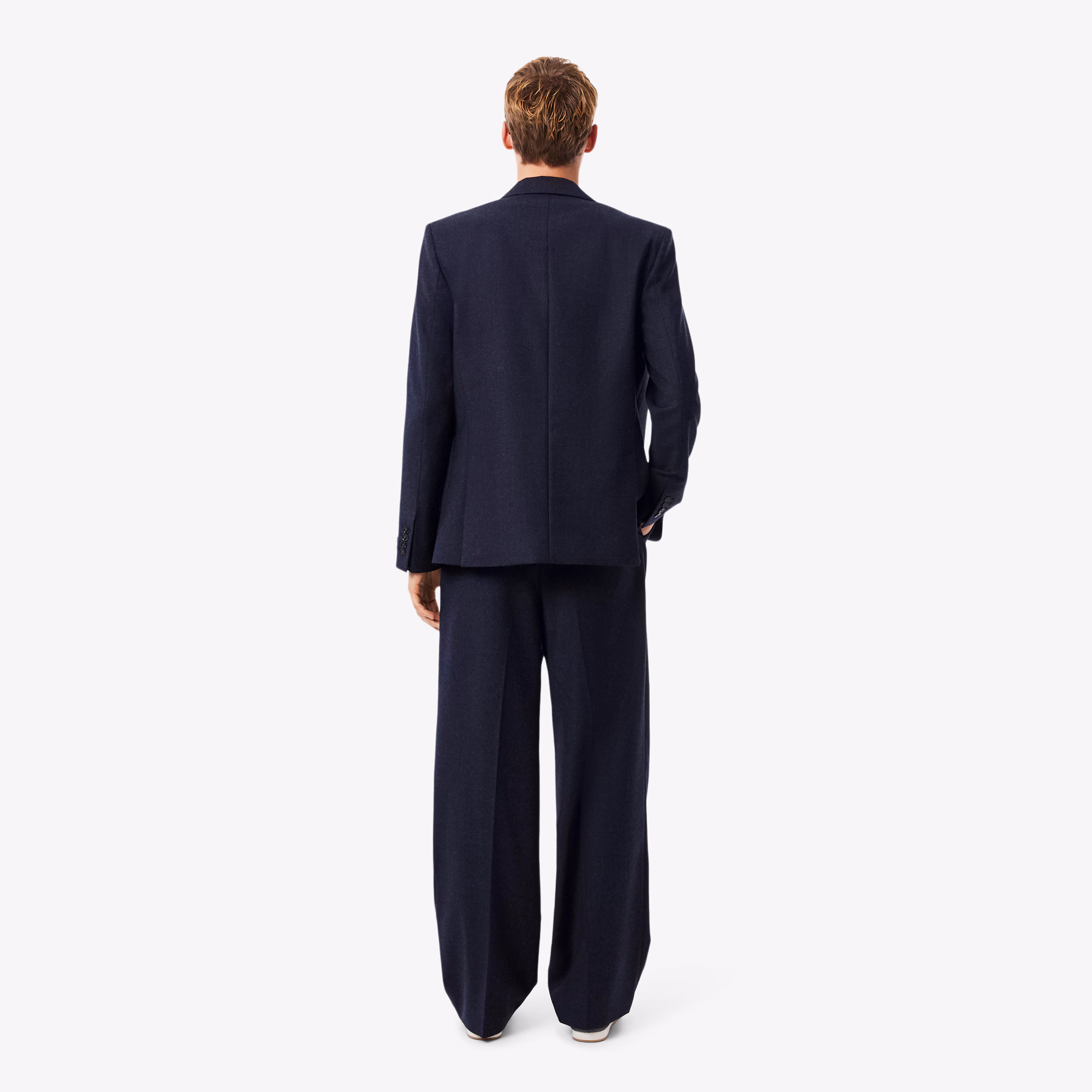 Men's Straight Fit Felted Wool Pants
