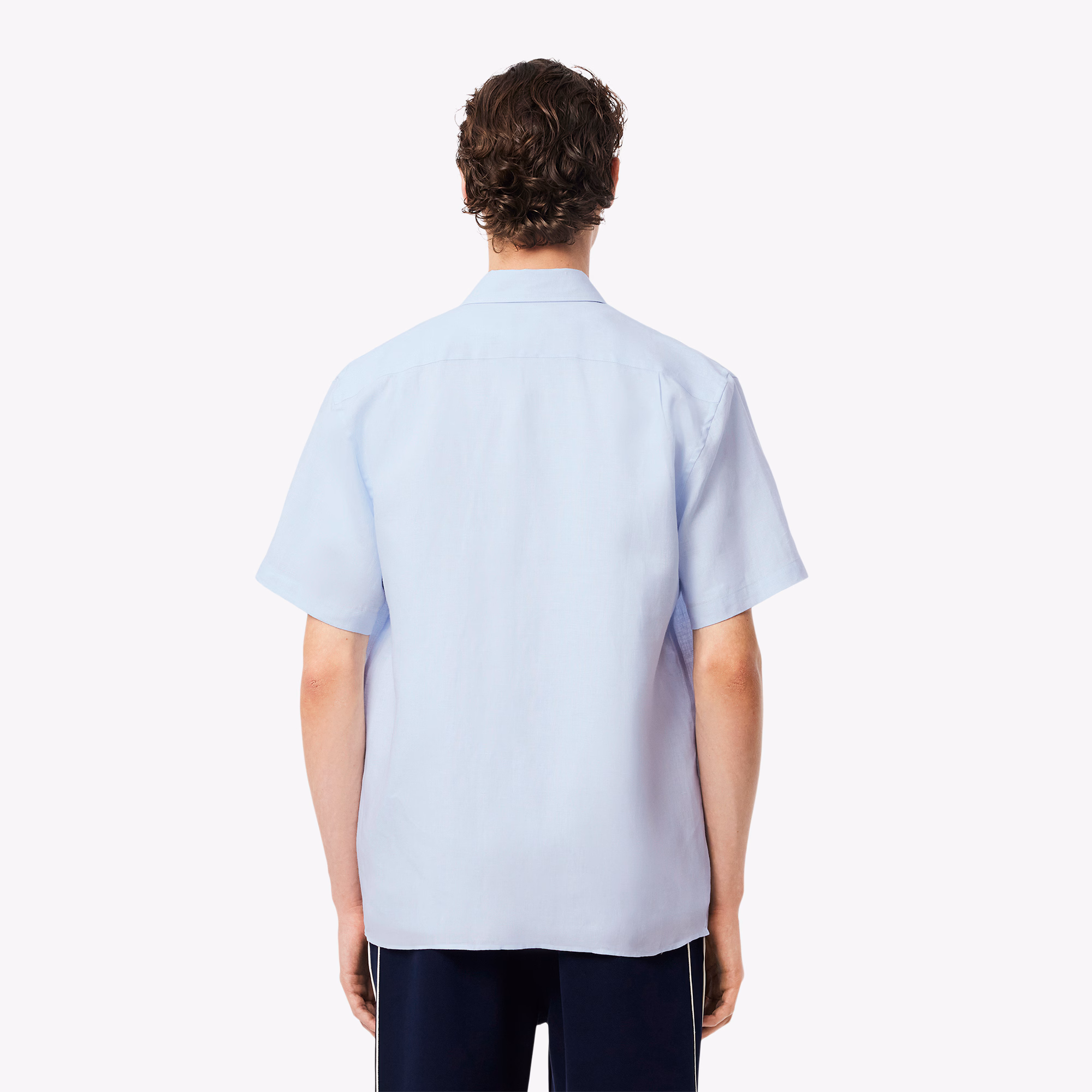 Men's Short Sleeve Linen Shirt