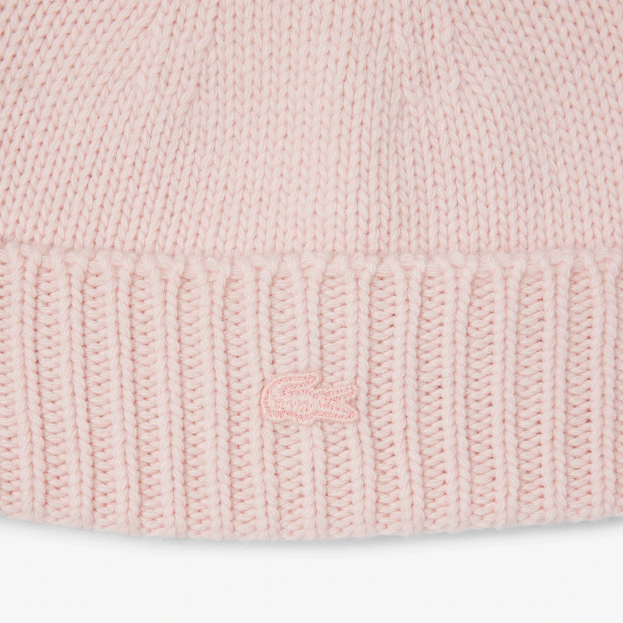 Women's 3D Rib Knit Wool Beanie