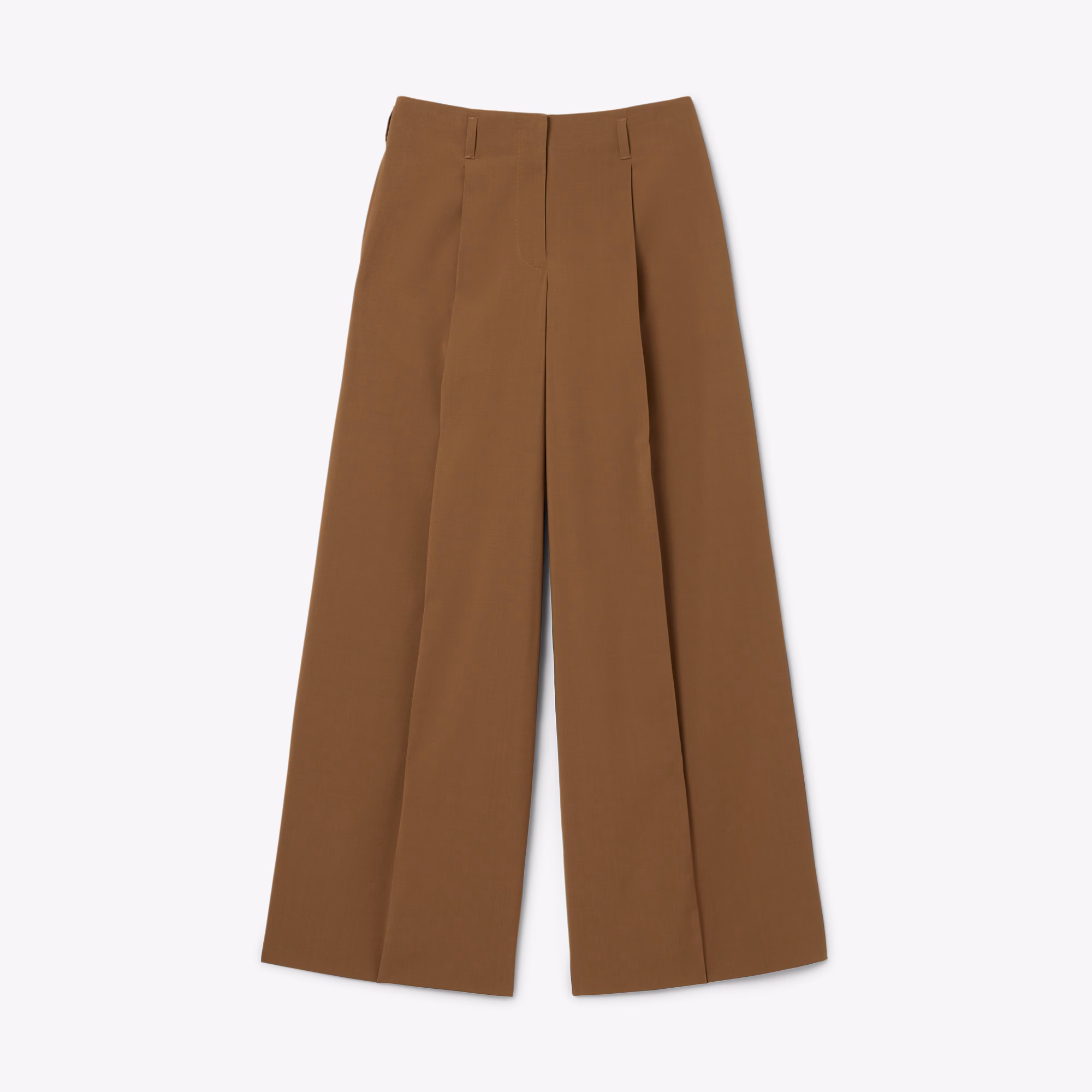Runway Wide Fit Wool Blend Pants