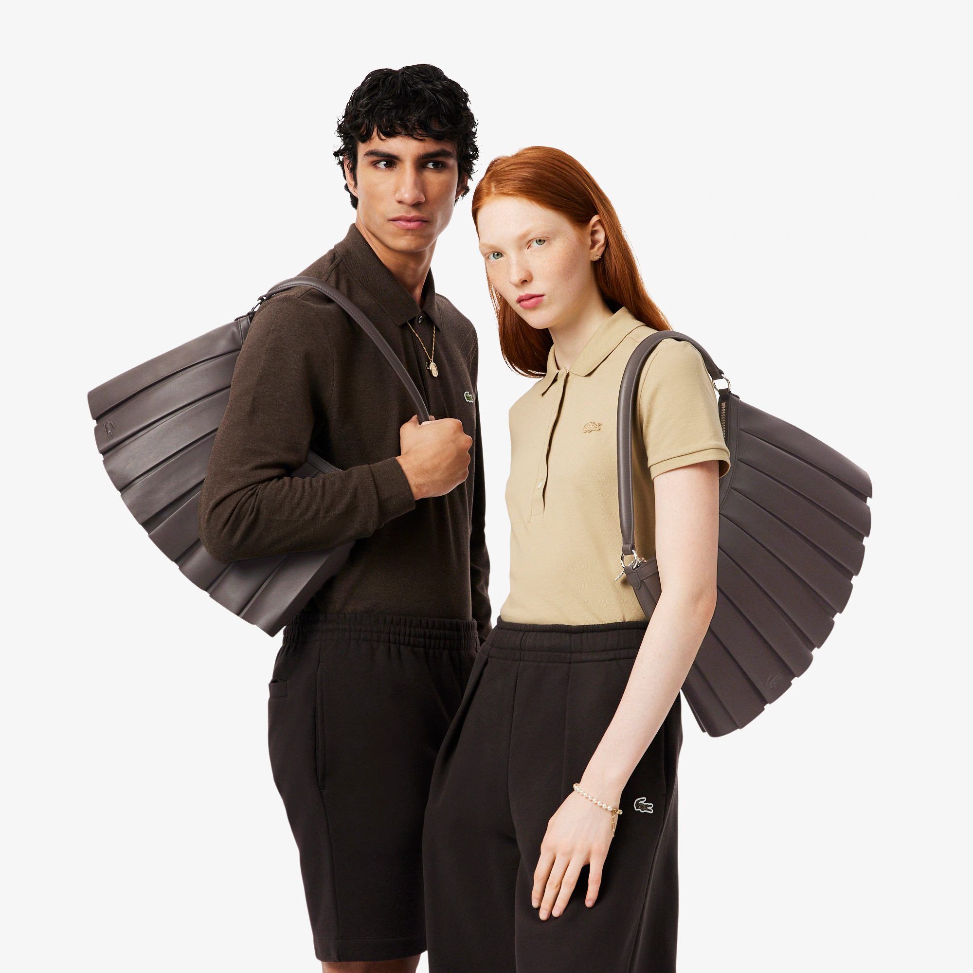 Large Lenglen Leather Bag