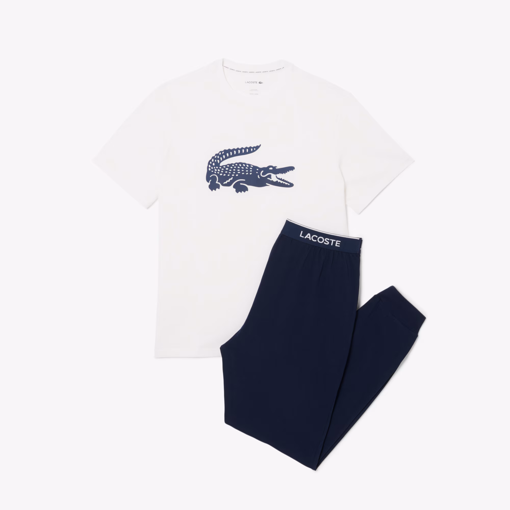 Men's Printed Jersey Pajama Set