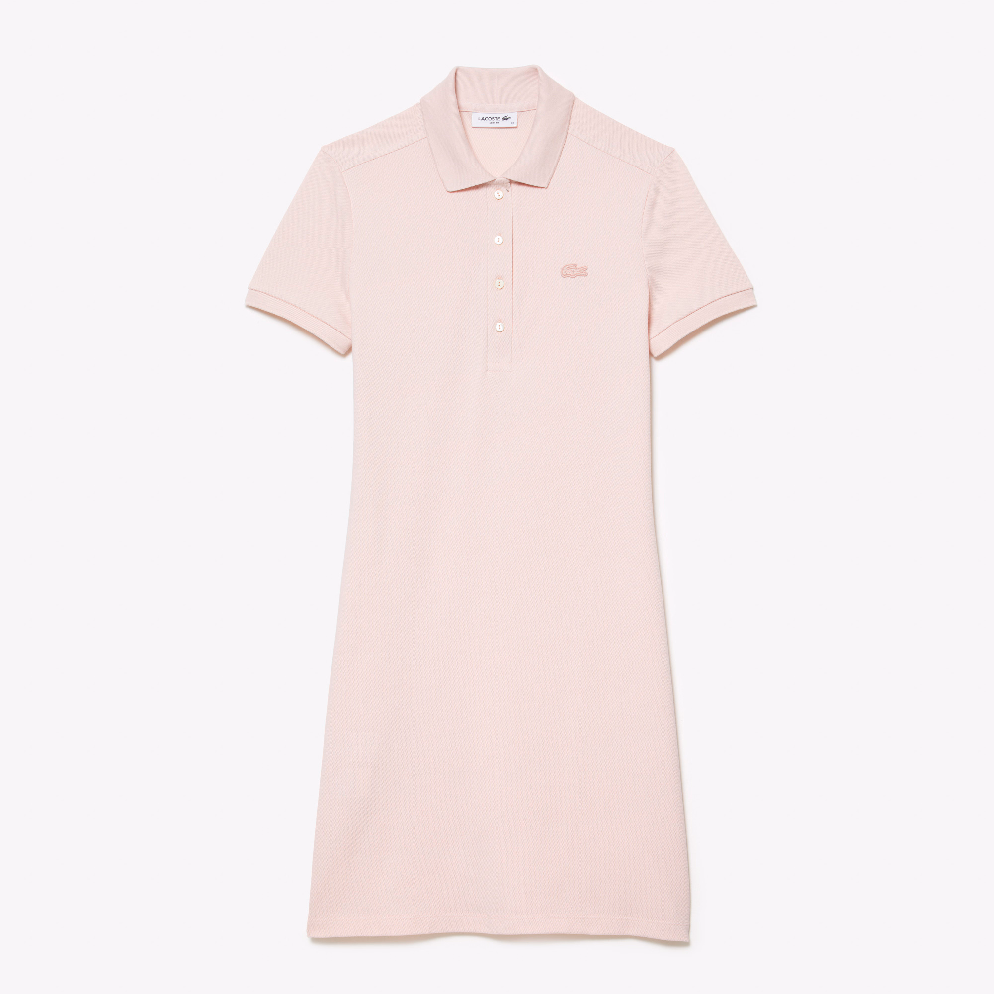 Women's Slim Fit Stretch Mini Piqué Polo Dress