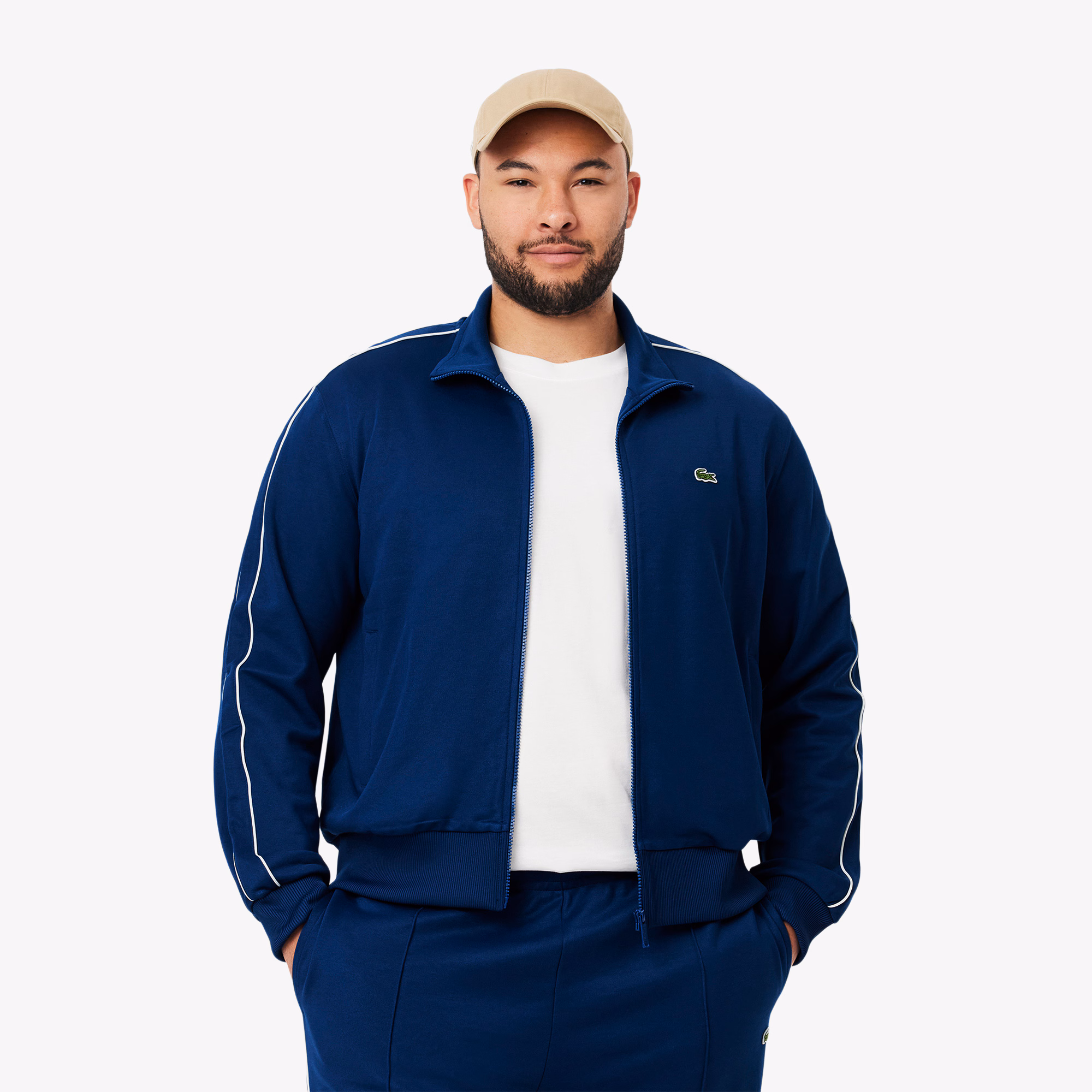 Men's Paris Piqué Zip-Up Track Jacket