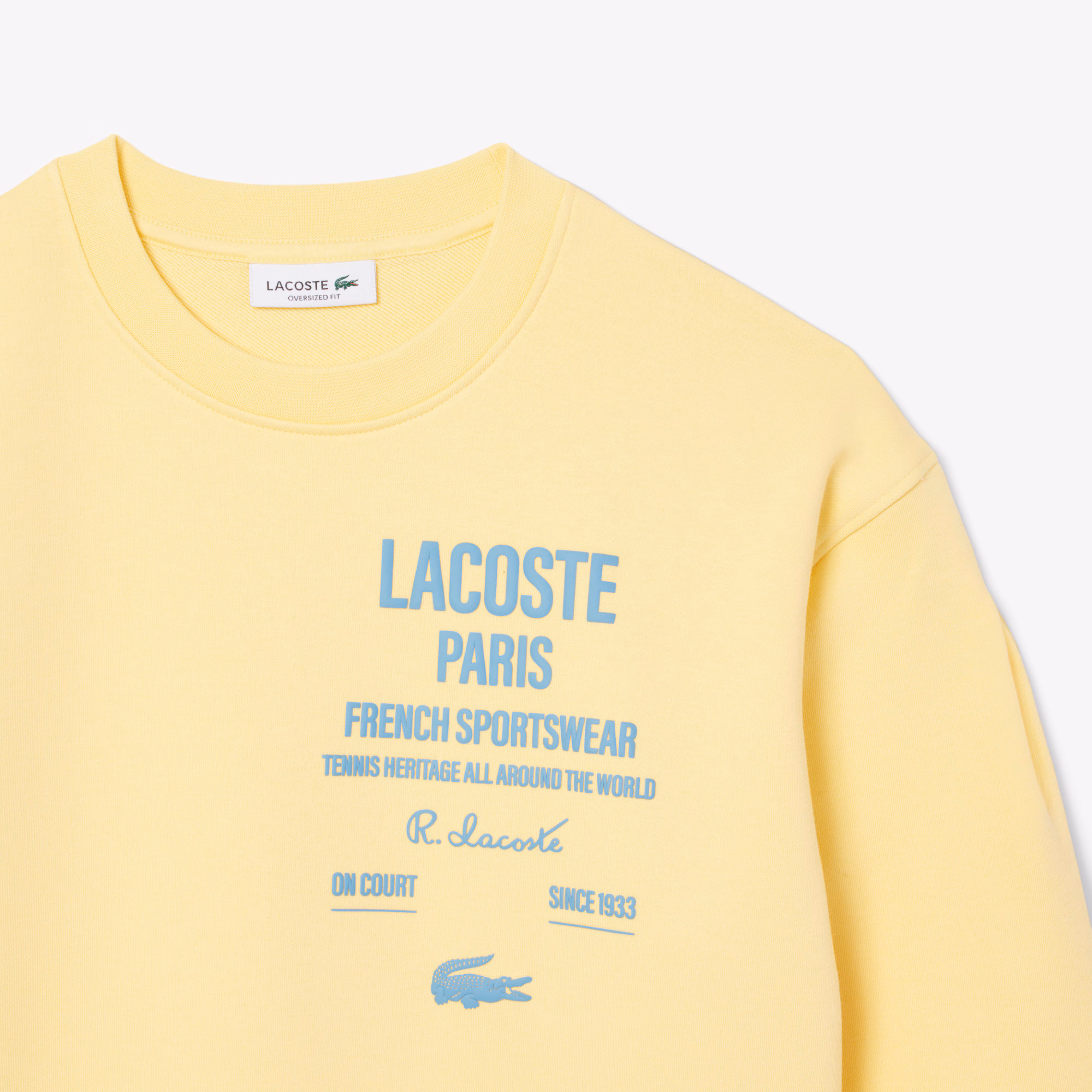 Women's Oversized Pleated Print Sweatshirt