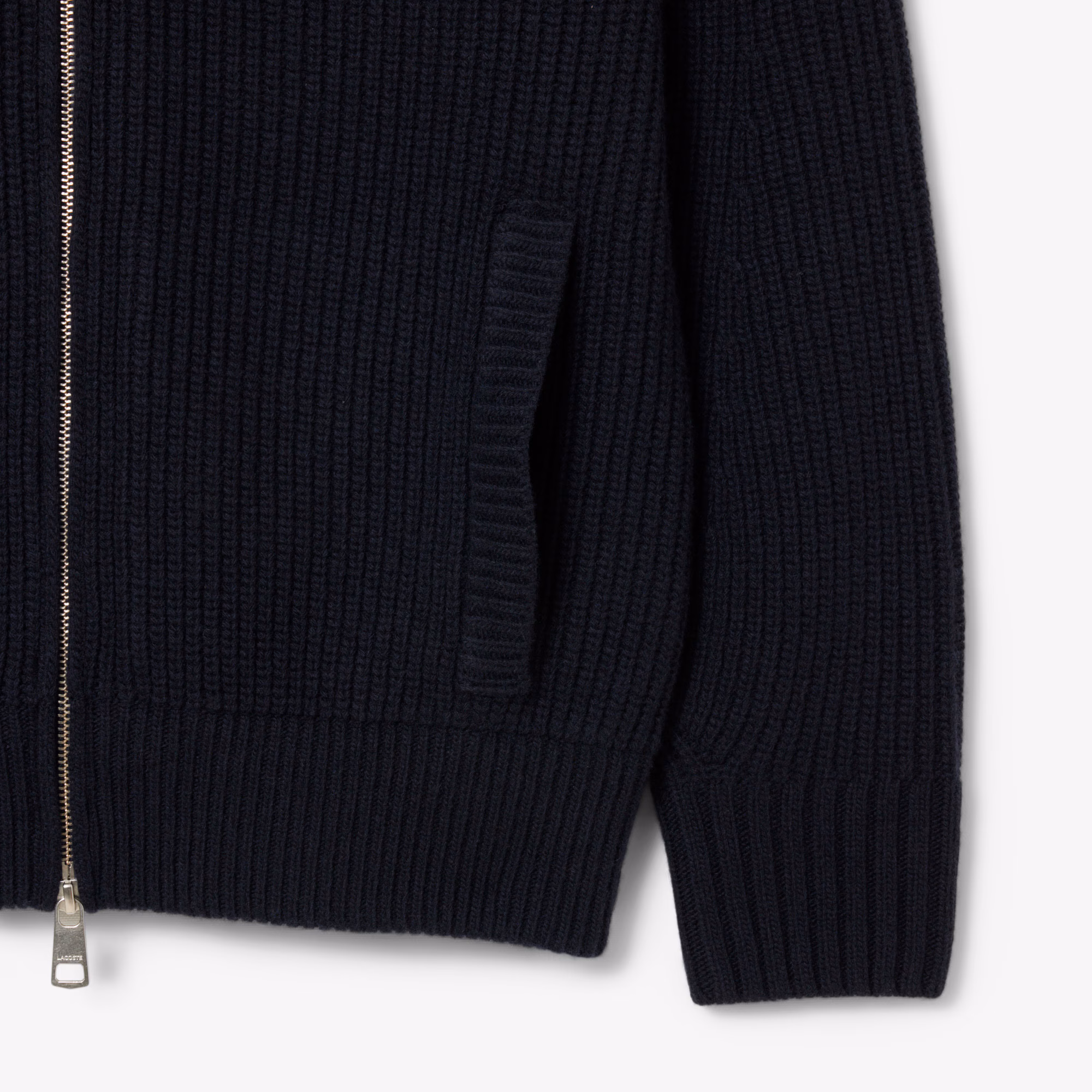 Men's Wool Zip-Up Sweater