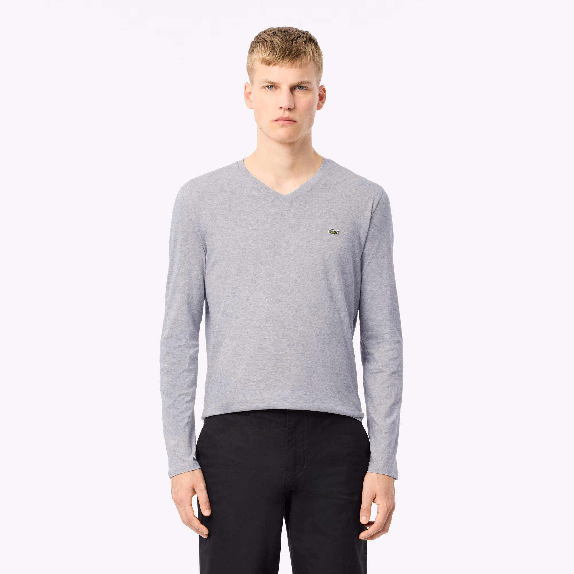 Men's Lightweight Pima Cotton V-Neck T-Shirt