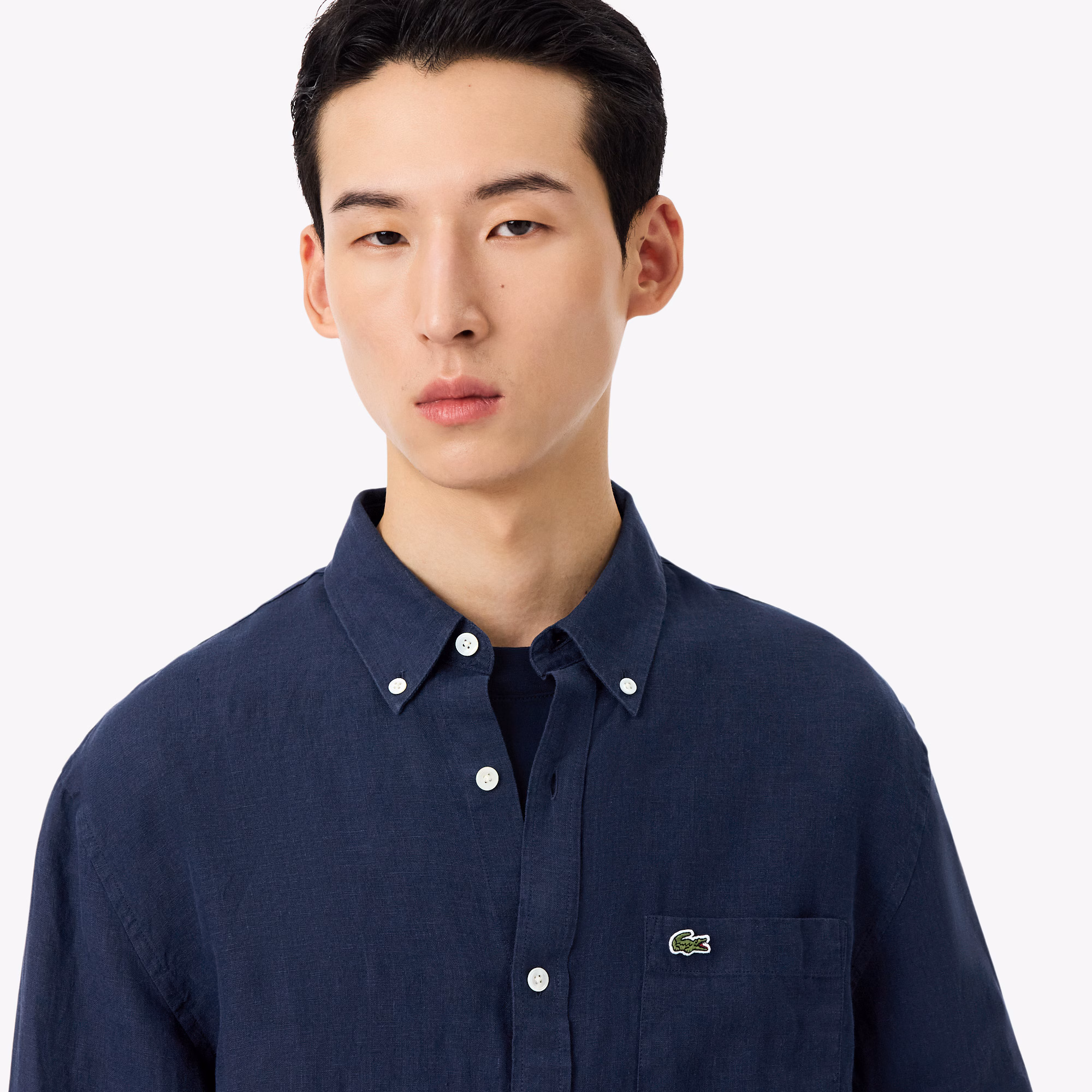 Men's Regular Fit Linen Shirt