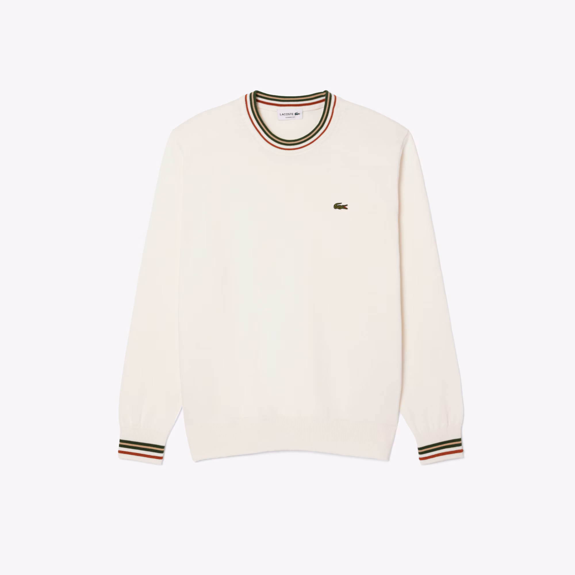 Men's Striped Cotton Jersey Sweater