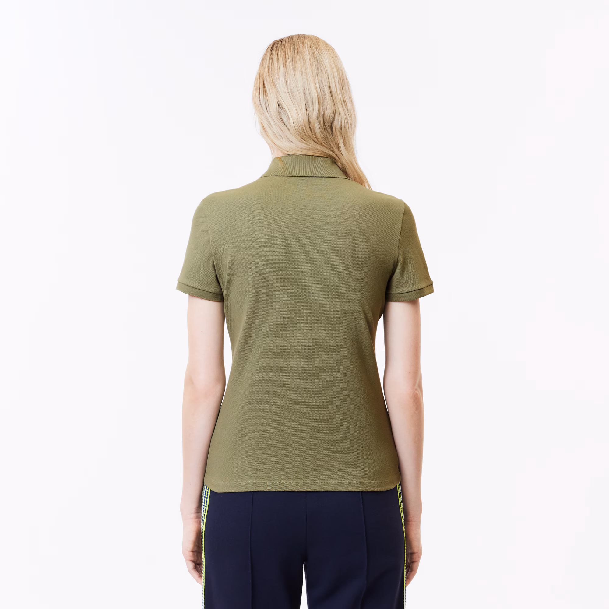 Women's L.12.D Slim Fit Stretch Mini Piqué Polo