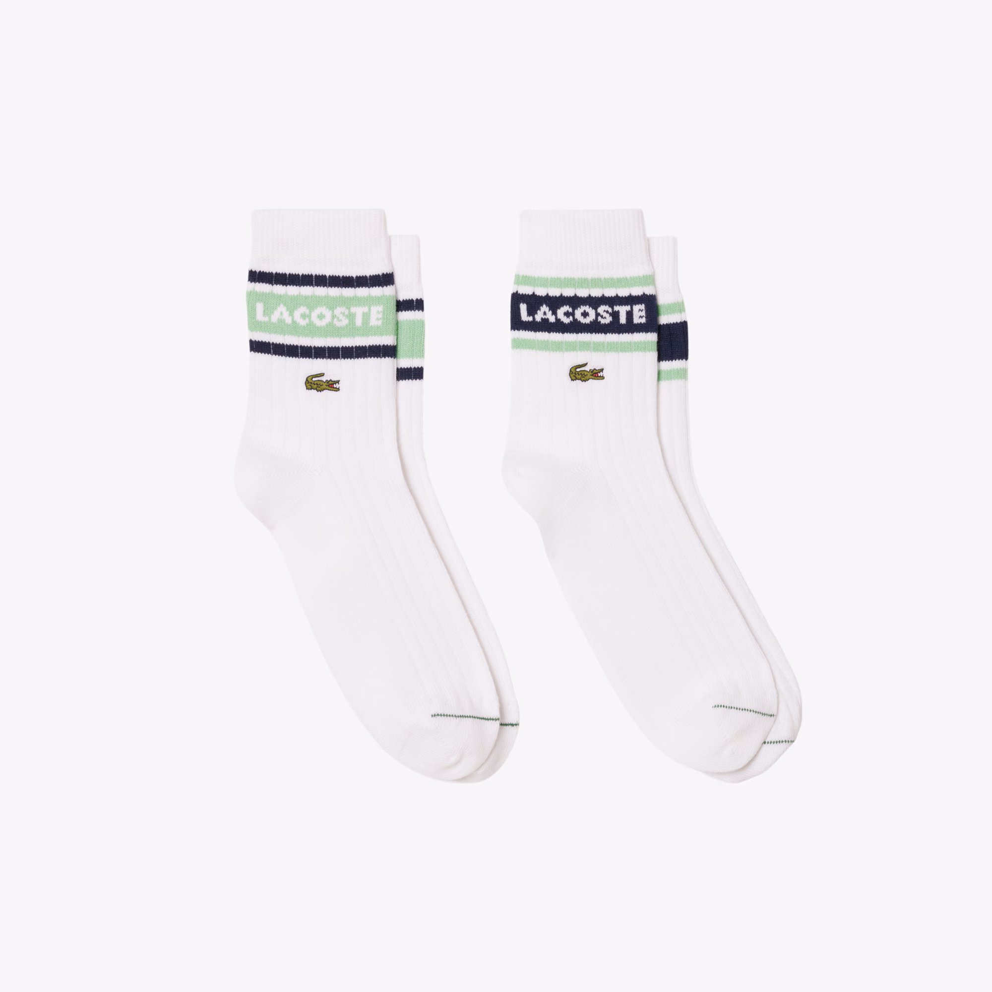 Unisex 2-Pack Ribbed Cotton Socks