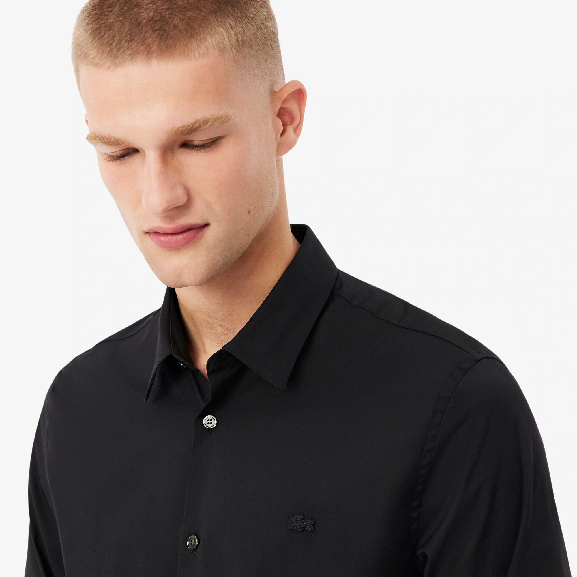 Men's Slim Fit Stretch Button Down Shirt