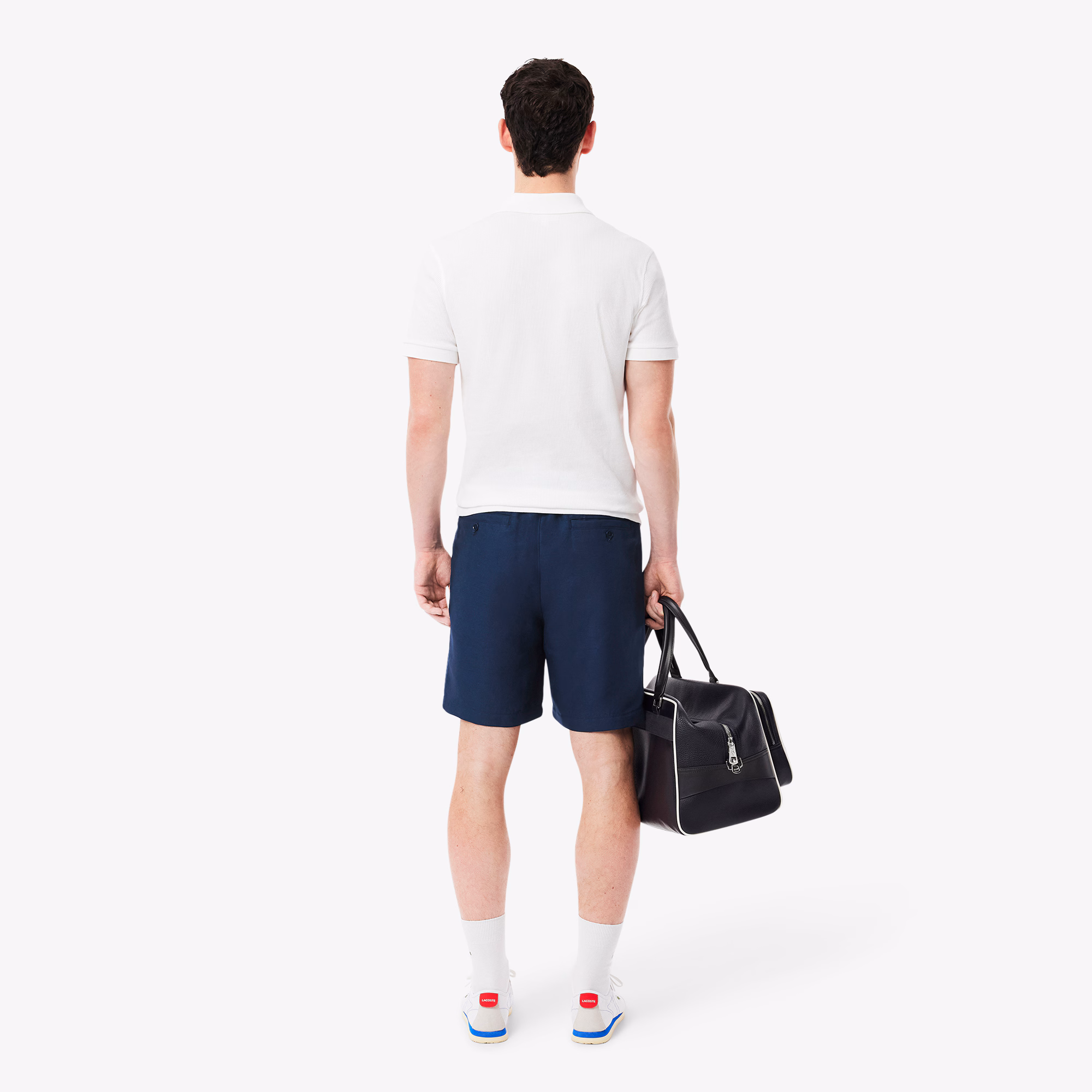 Men's Regular Fit Wool Blend Shorts