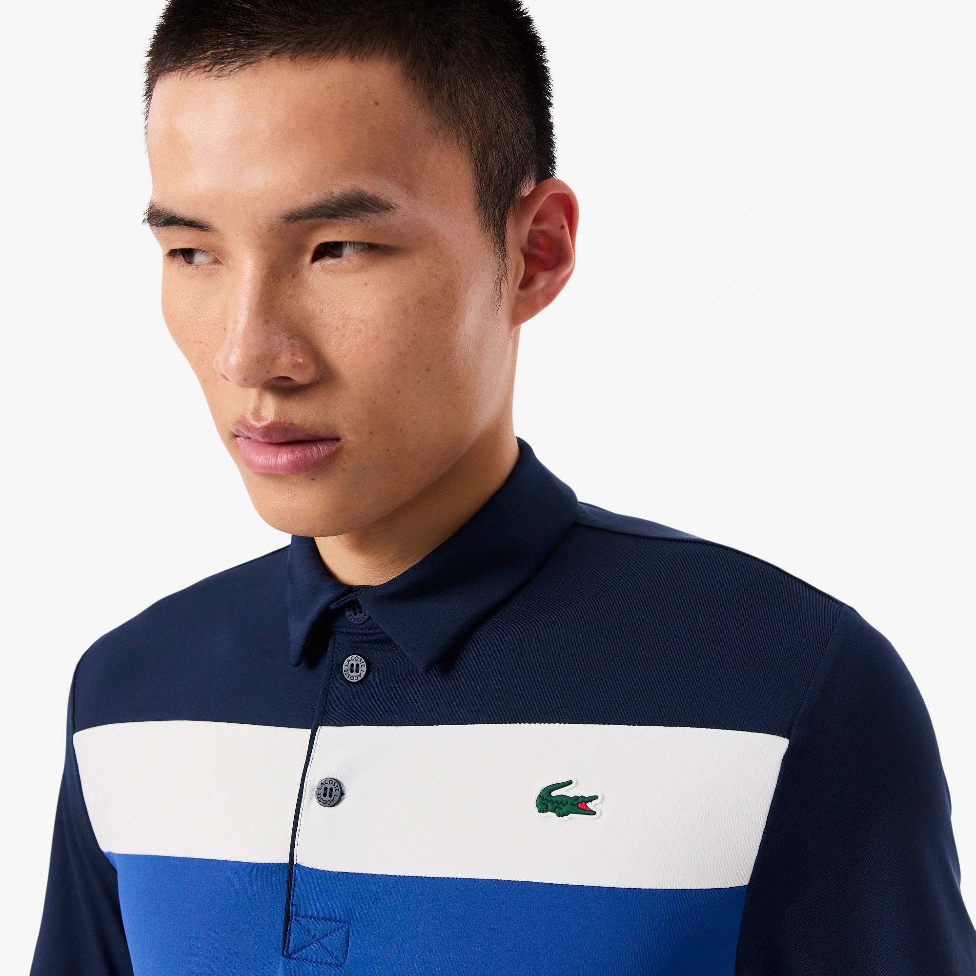 Men's Regular Fit Colorblock Golf Polo