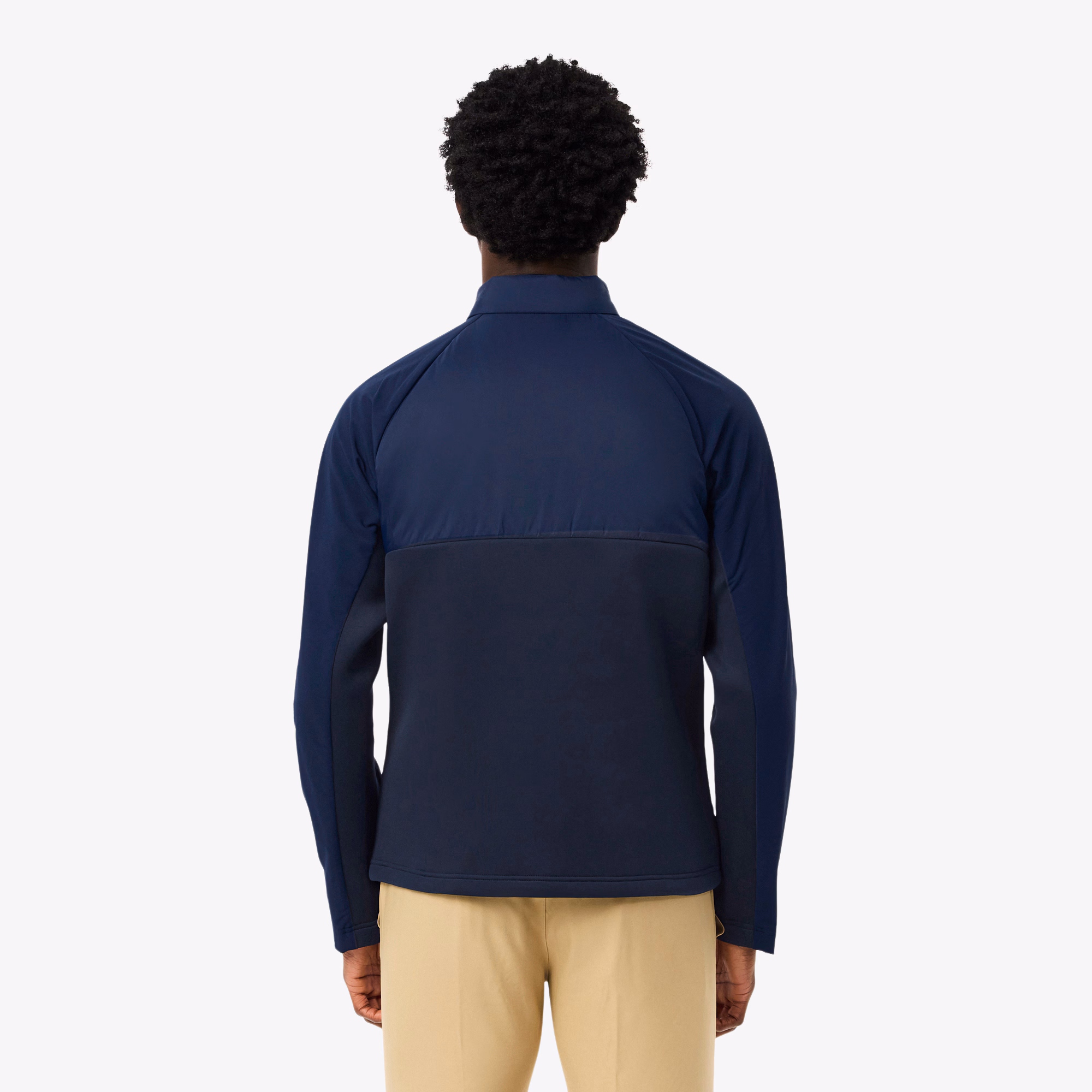 Men's High-Neck Quilted Golf Jacket