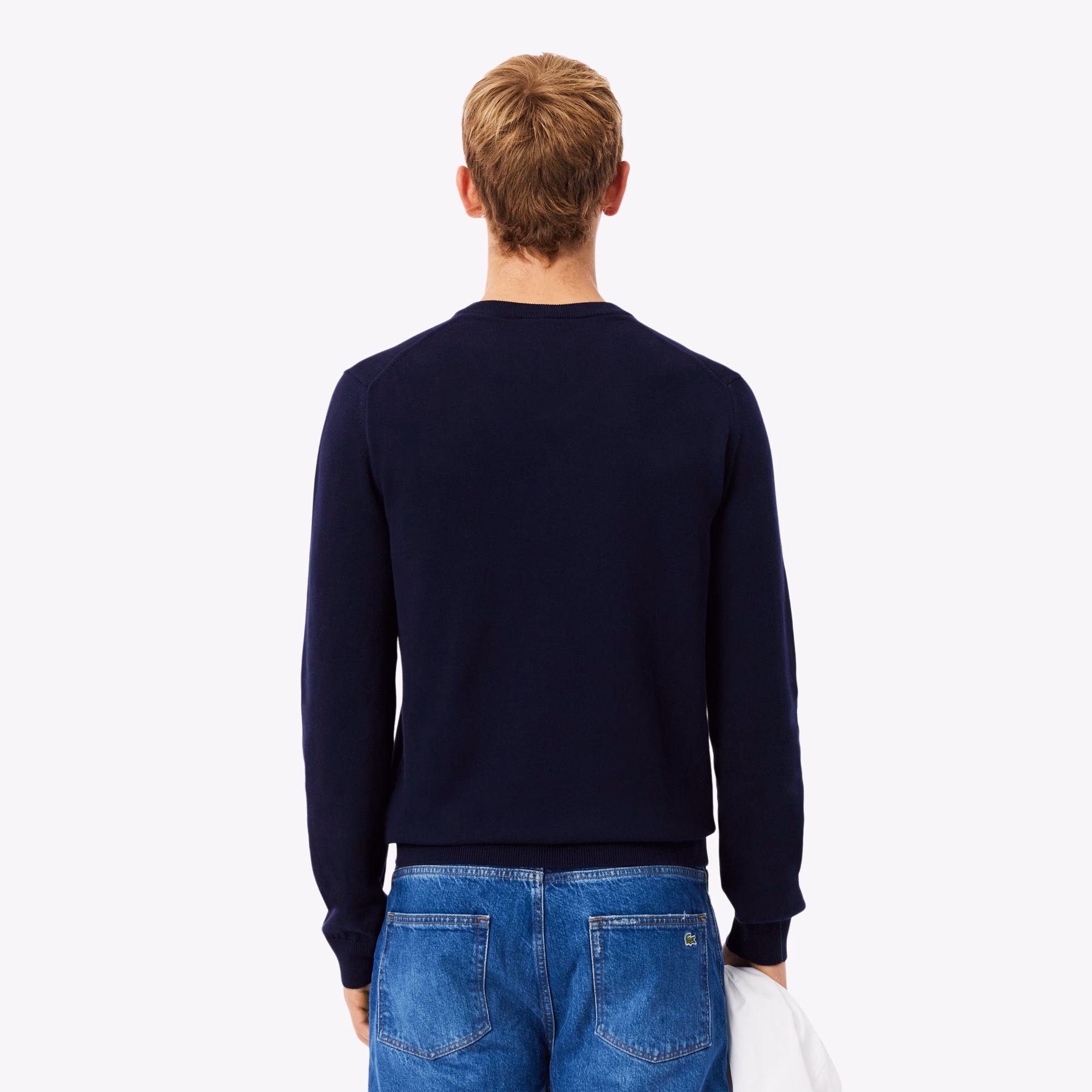 Men's Cotton V-Neck Sweater