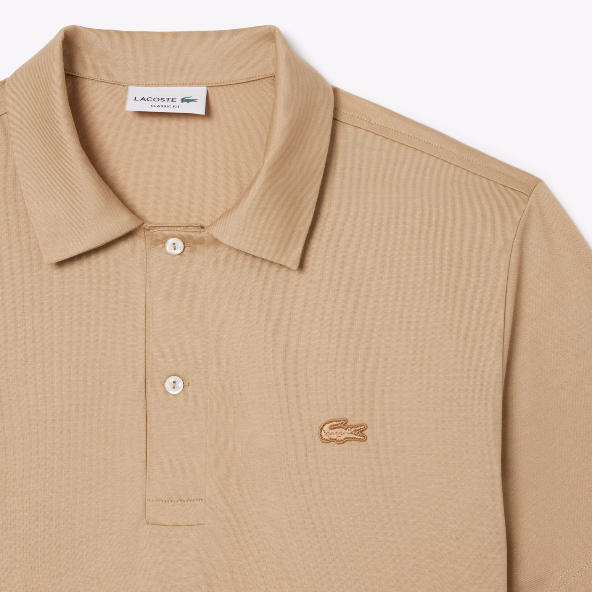 Men's Paris Classic Fit Open Neck Embroidered Polo