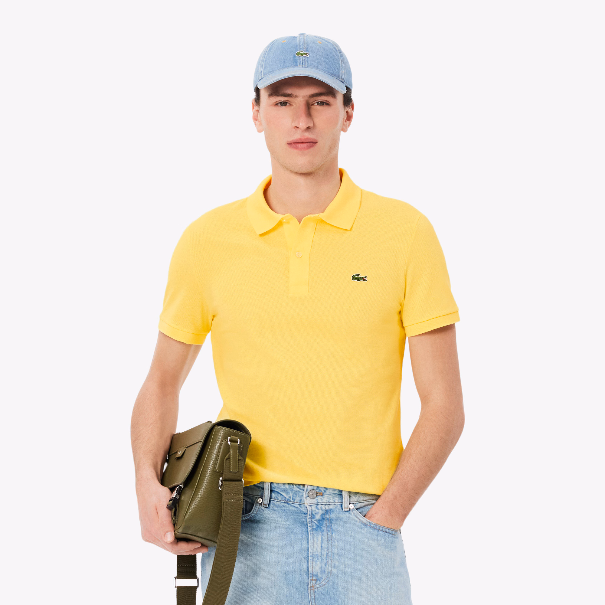 Men's Slim Fit L.12.12 Piqué Polo