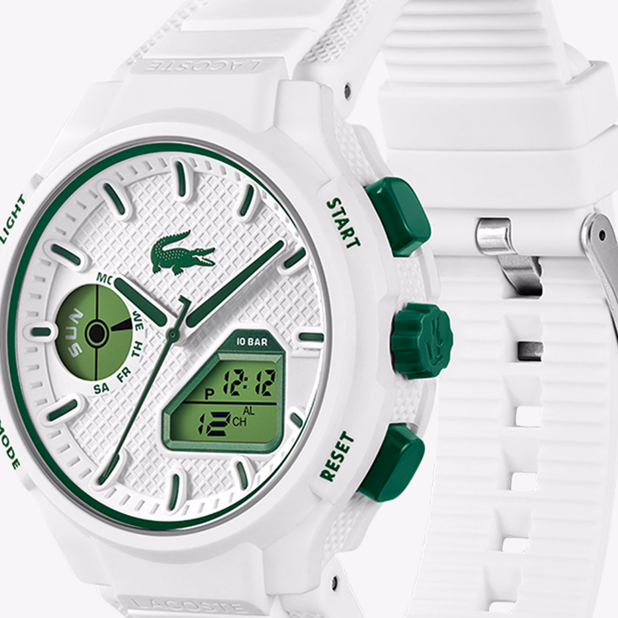 LC33 Analog and Digital Silicone Watch