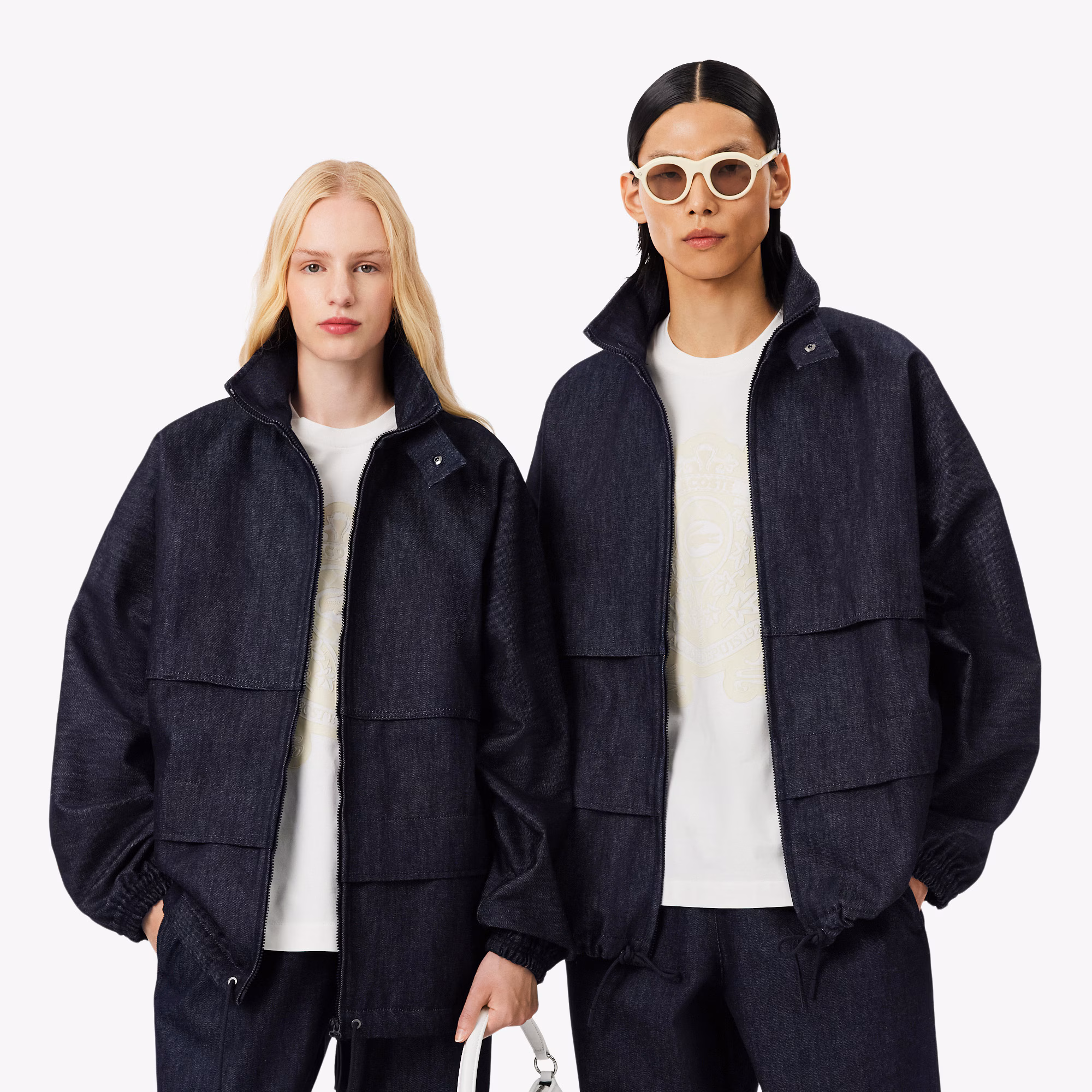 Runway Denim Track Jacket