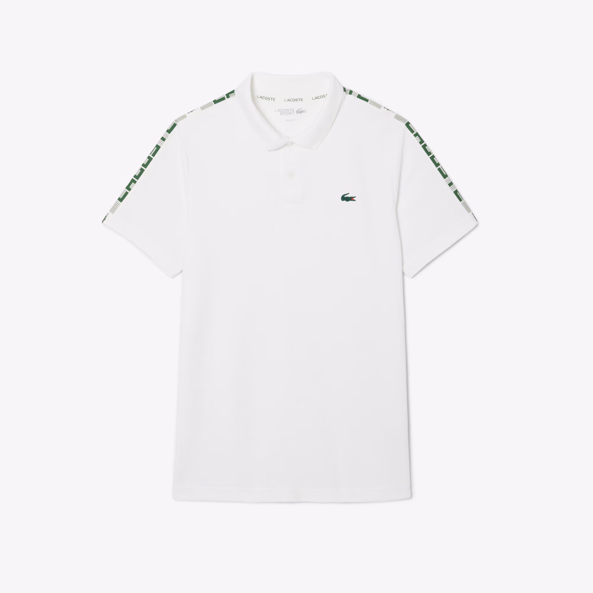 Men's Ultra Dry Branded Stripe Tennis Polo
