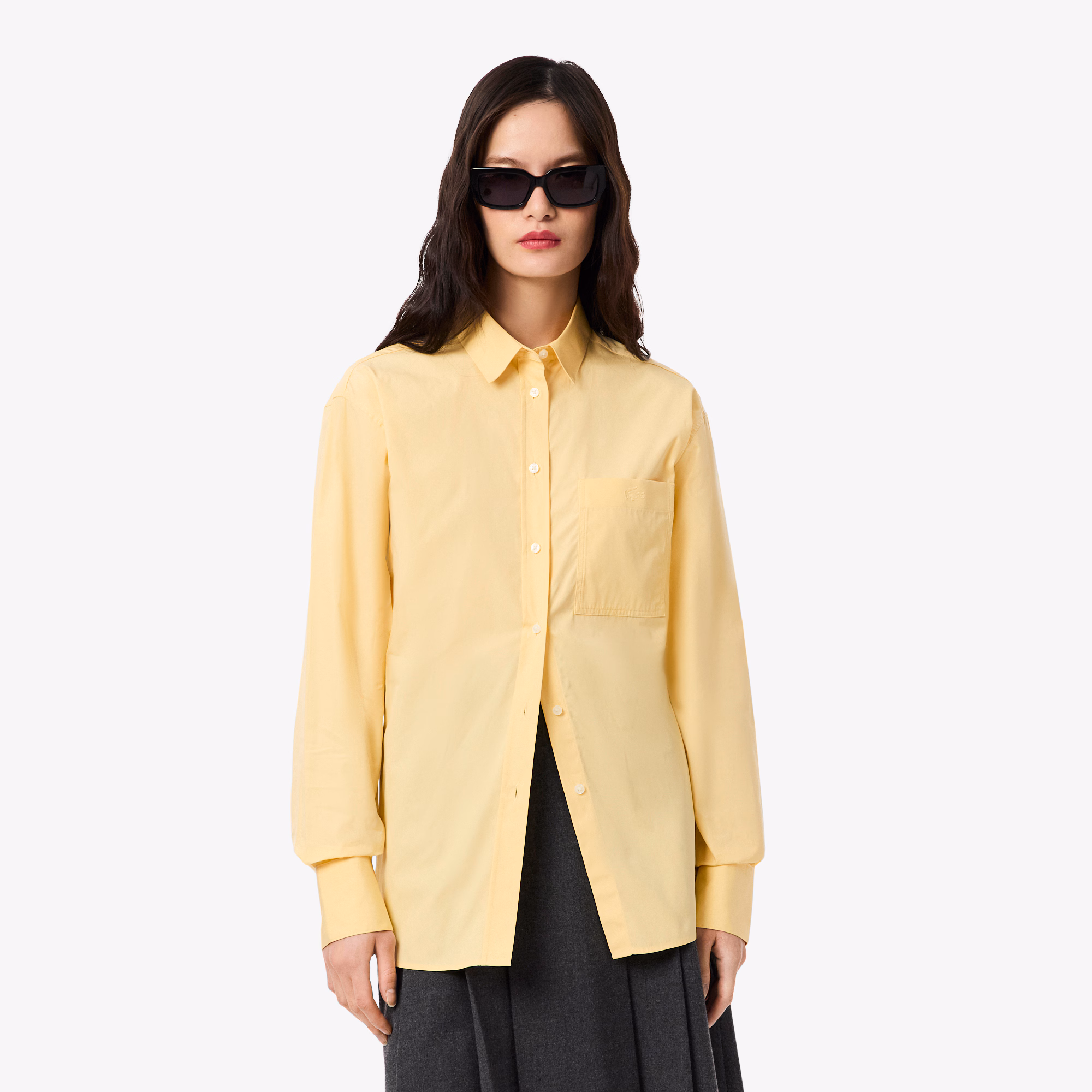 Women's Oversized Cotton Button Down Shirt