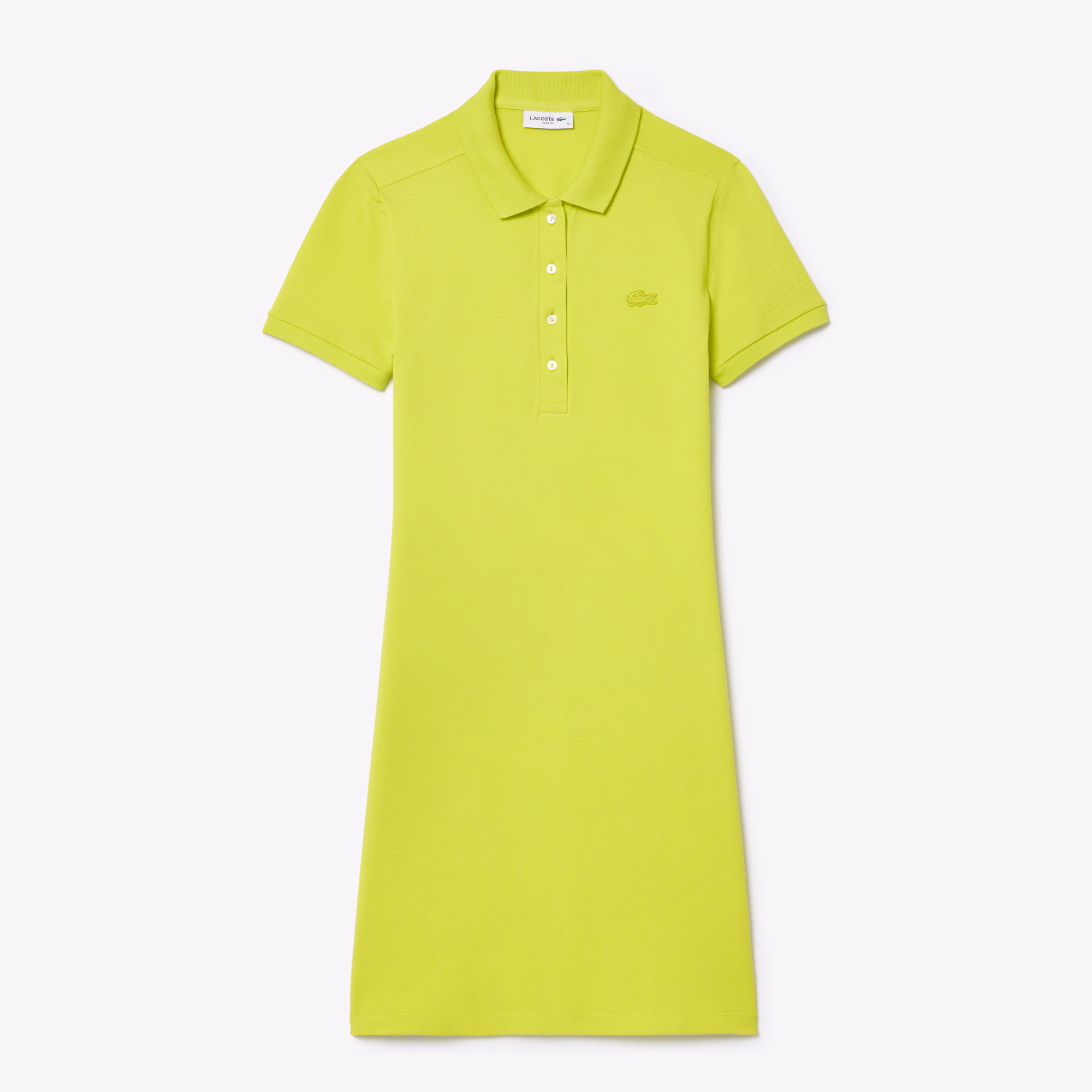 Women's Slim Fit Stretch Mini Piqué Polo Dress