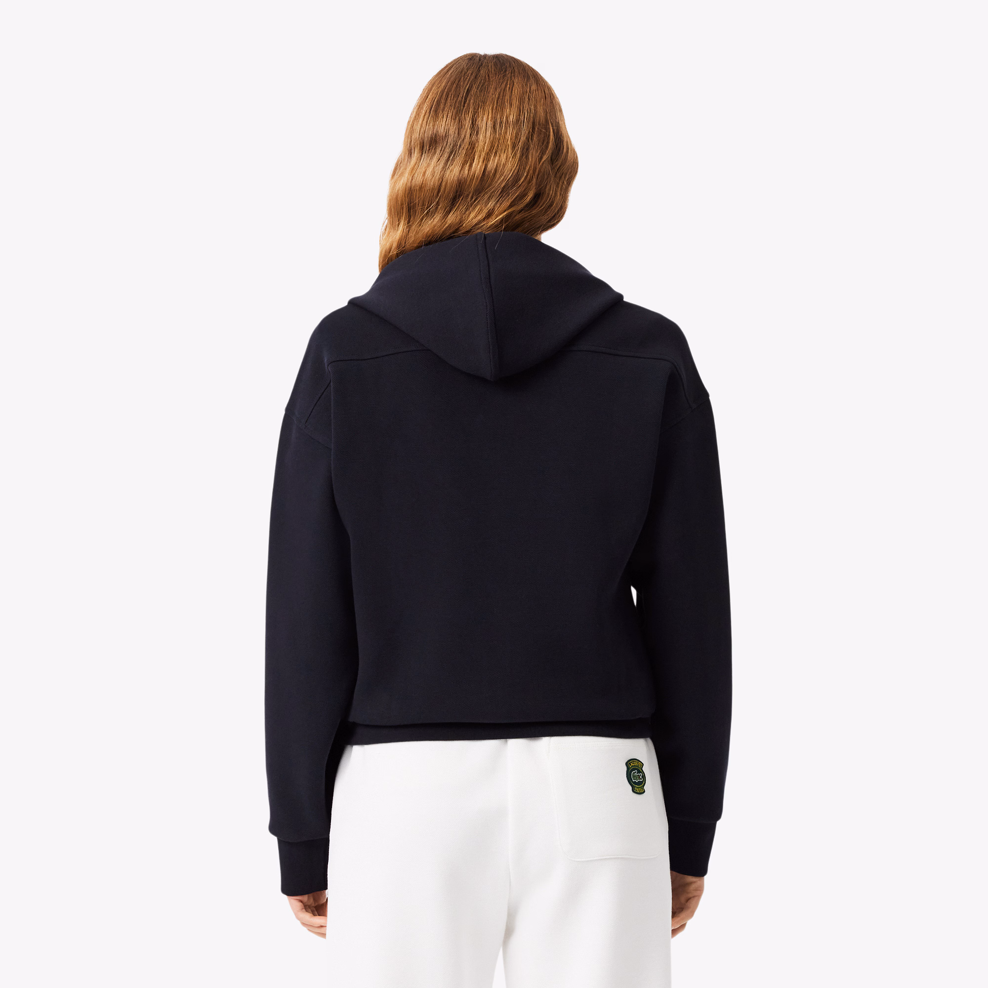 Women's Zip-Up Piqué Hoodie