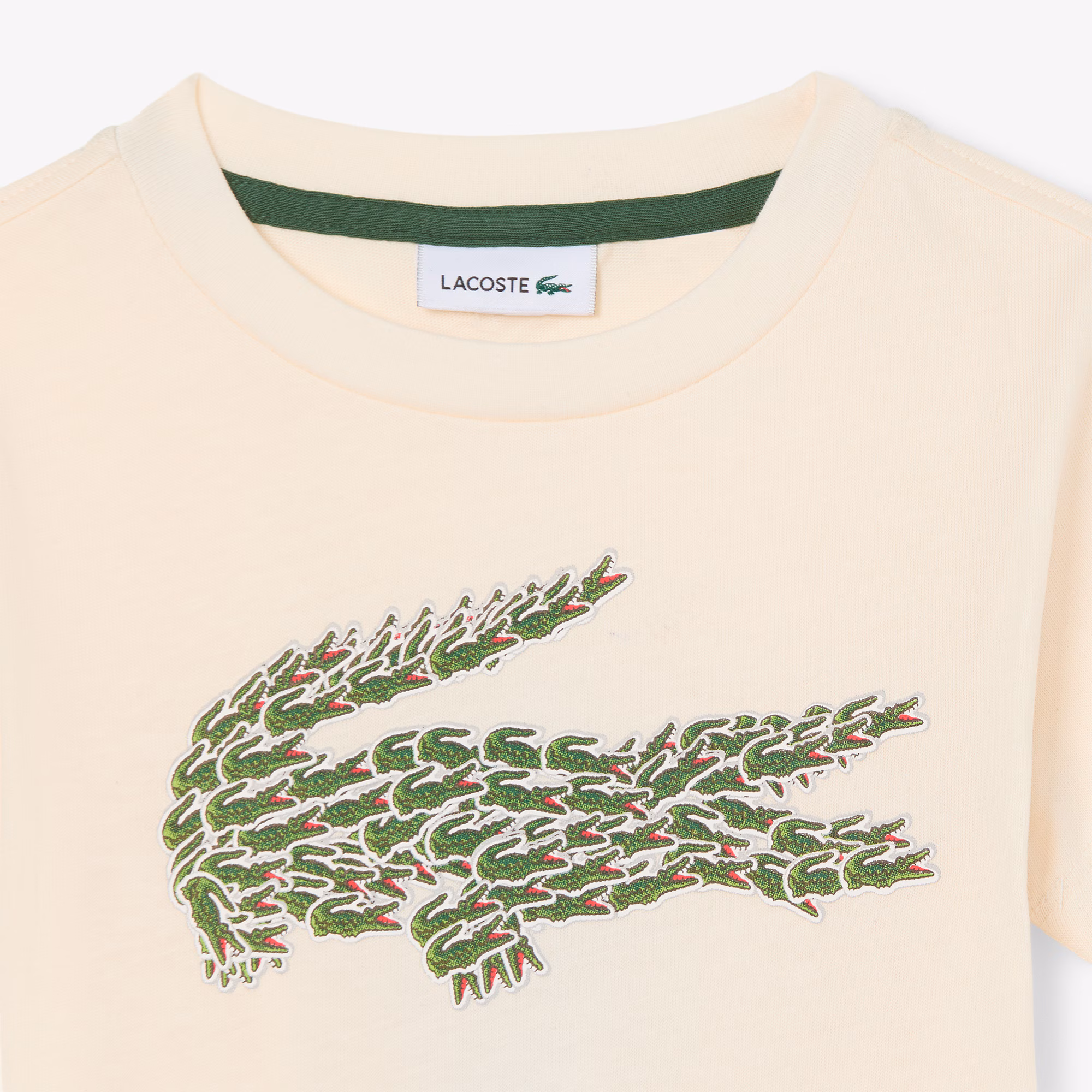 Boys' Crocodile Print Cotton T-Shirt