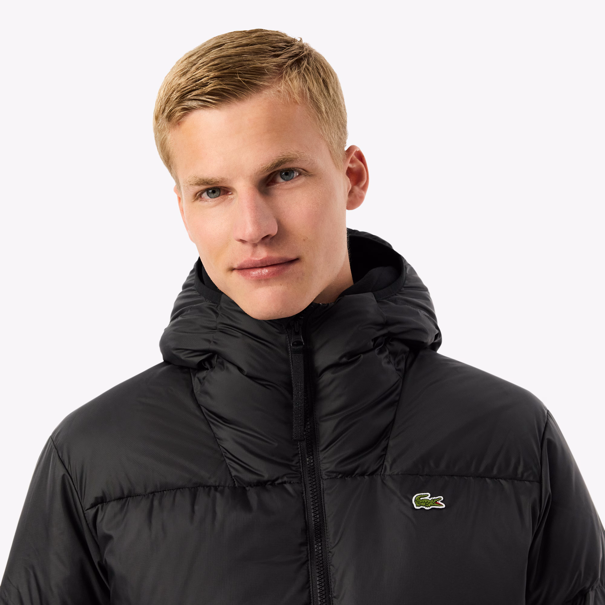 Men's Water-Repellent Hooded Puffer Jacket