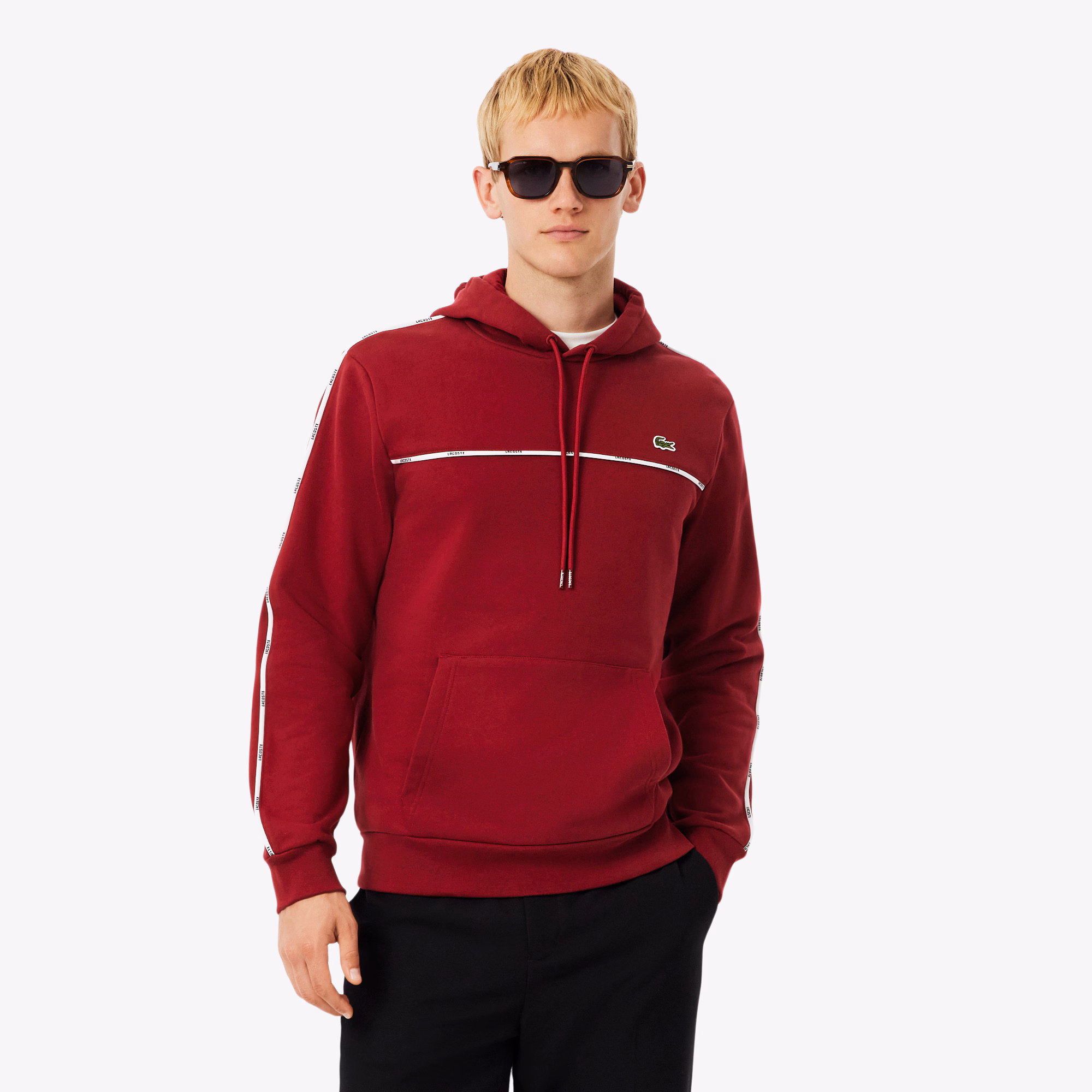 Men's Classic Fit Logo Stripe Sweatshirt