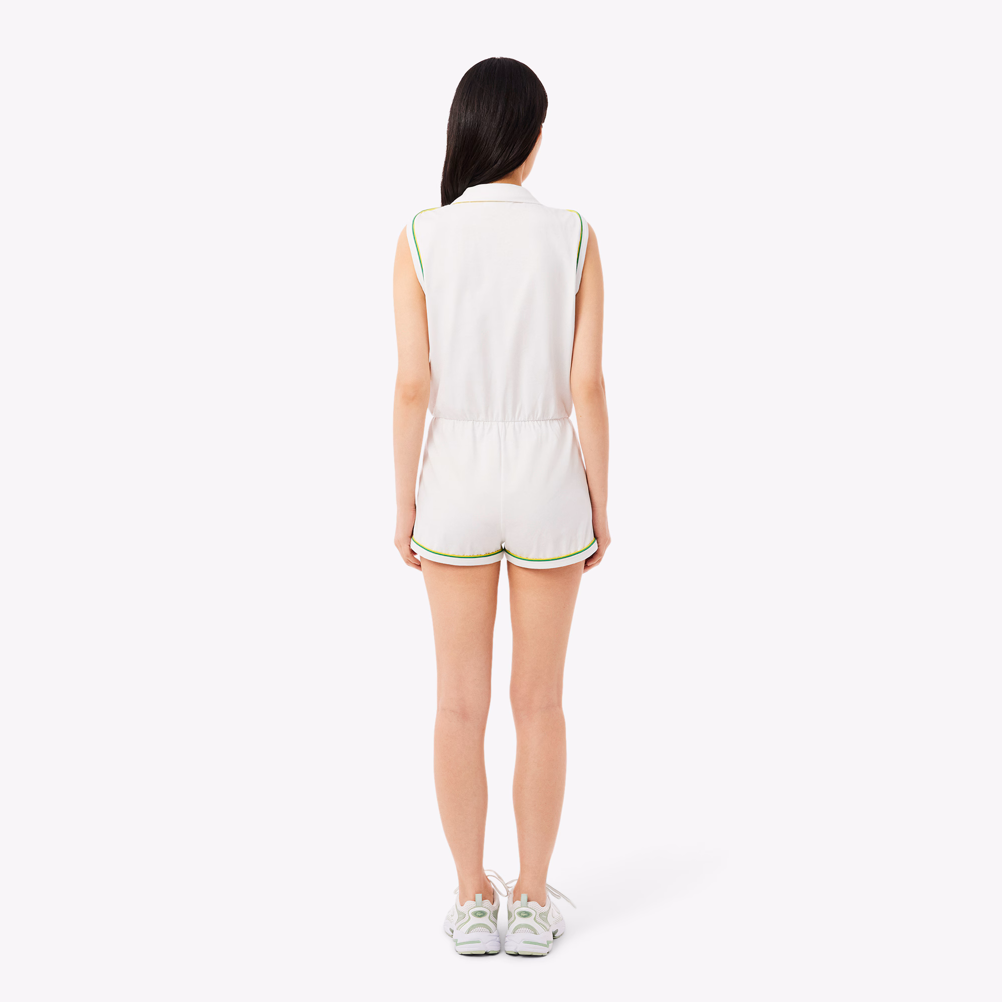 Women's Sleeveless Polo Romper