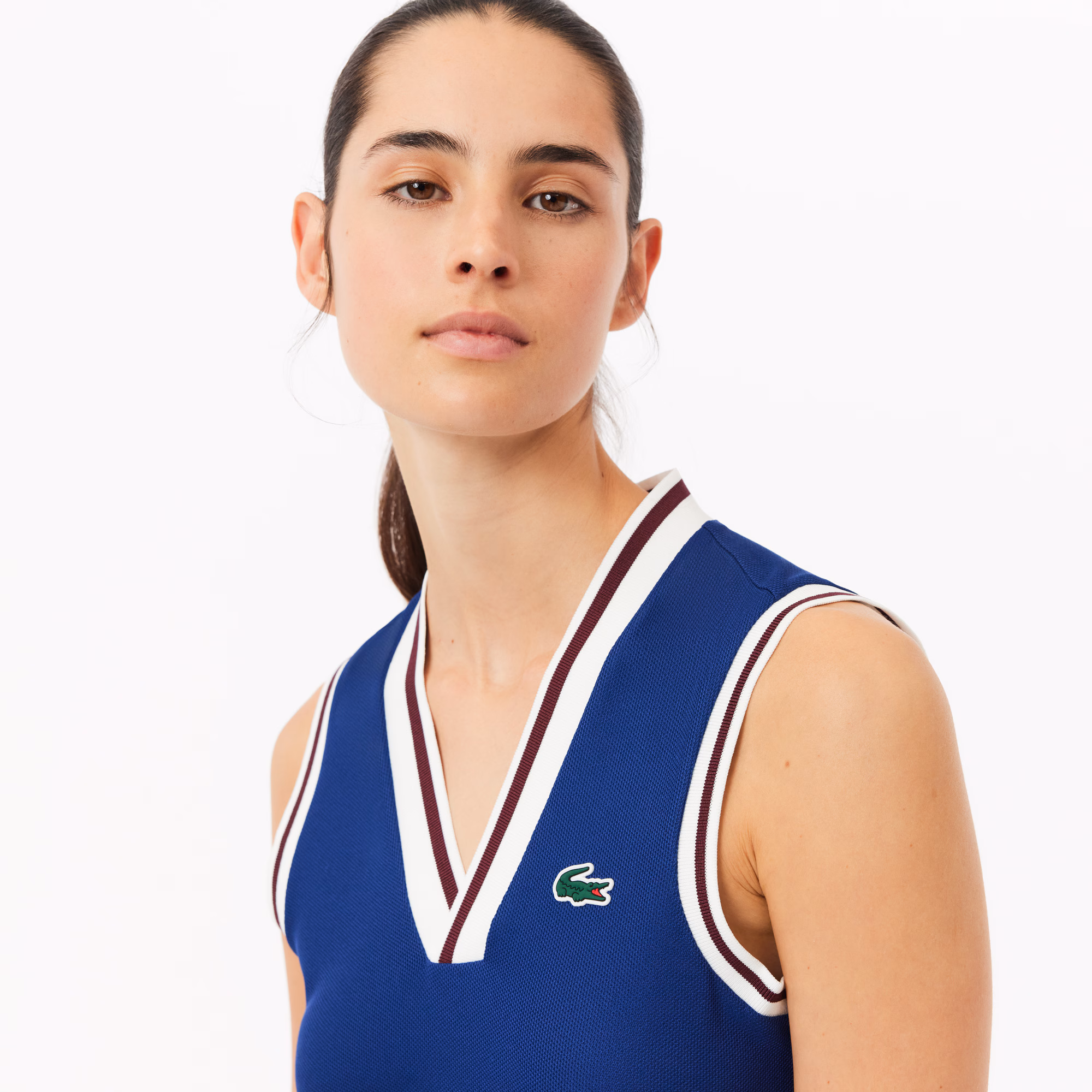 Women's Piqué Tennis Dress with Removable Liner