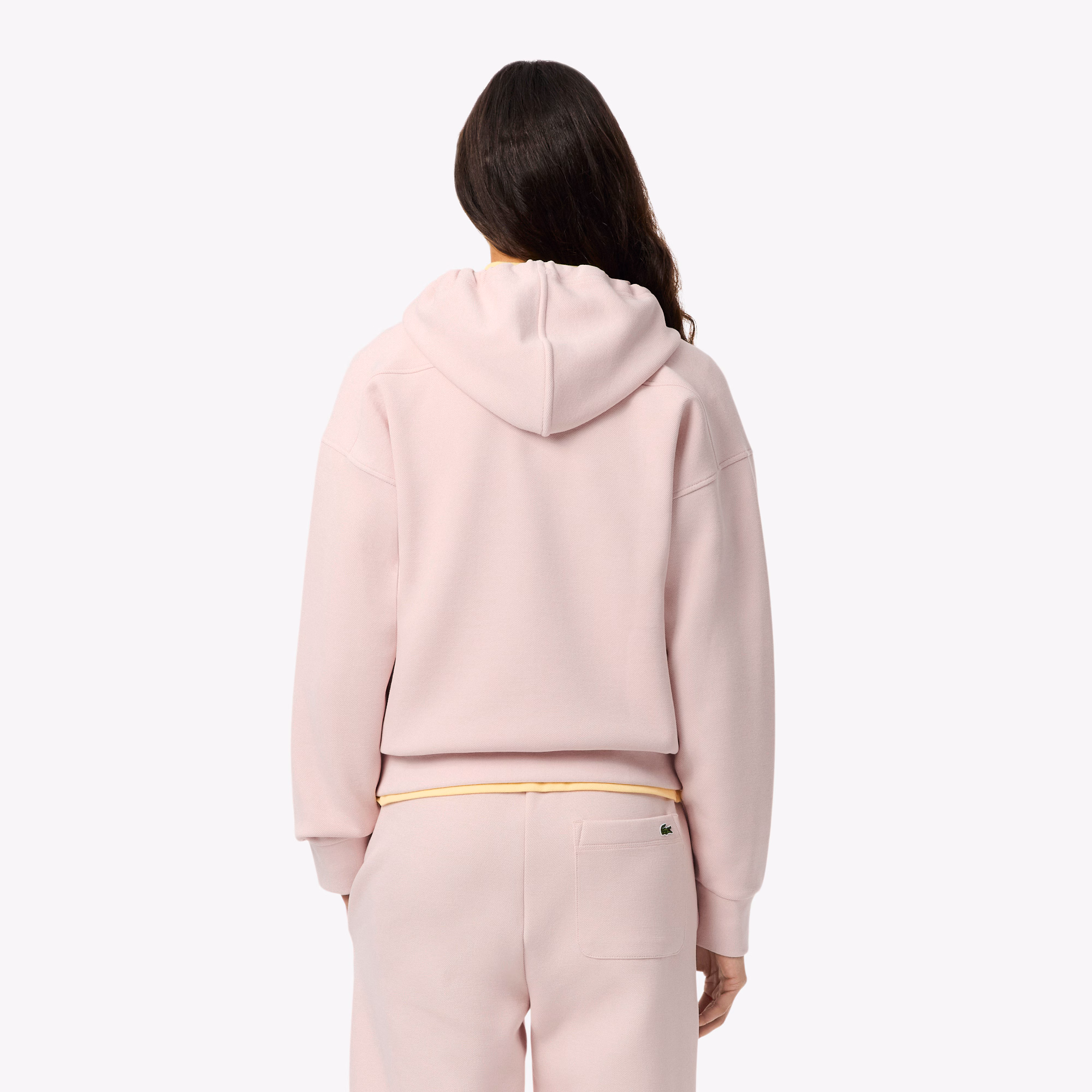 Women's Zip-Up Piqué Hoodie
