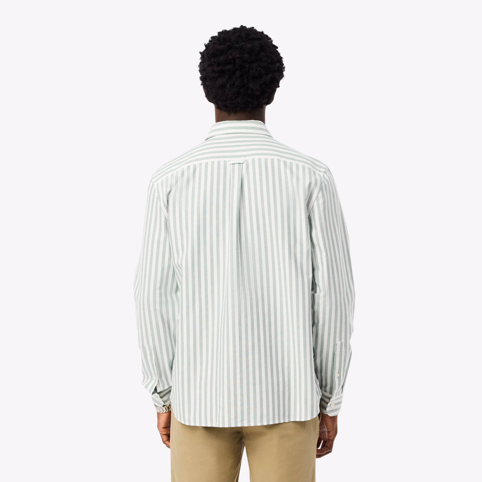 Men's Regular Fit Striped Oxford Shirt