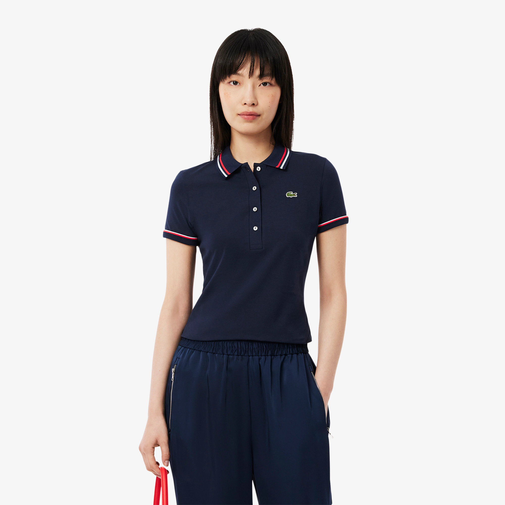 Women's L.12.D Slim Fit Jersey Polo