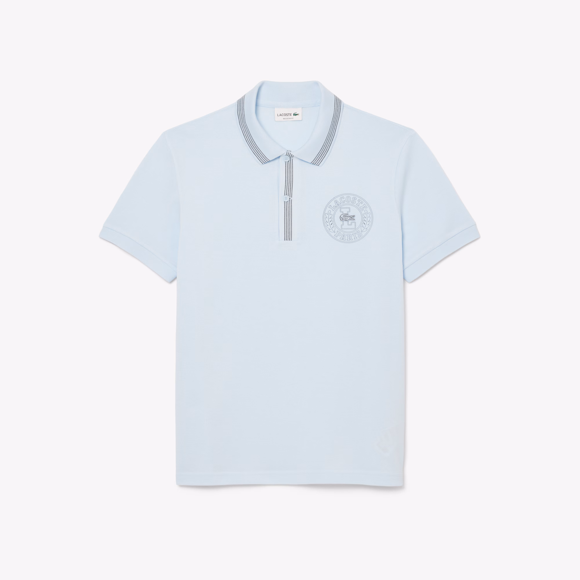 Men's Regular Fit L.12.12 Badge Print Polo