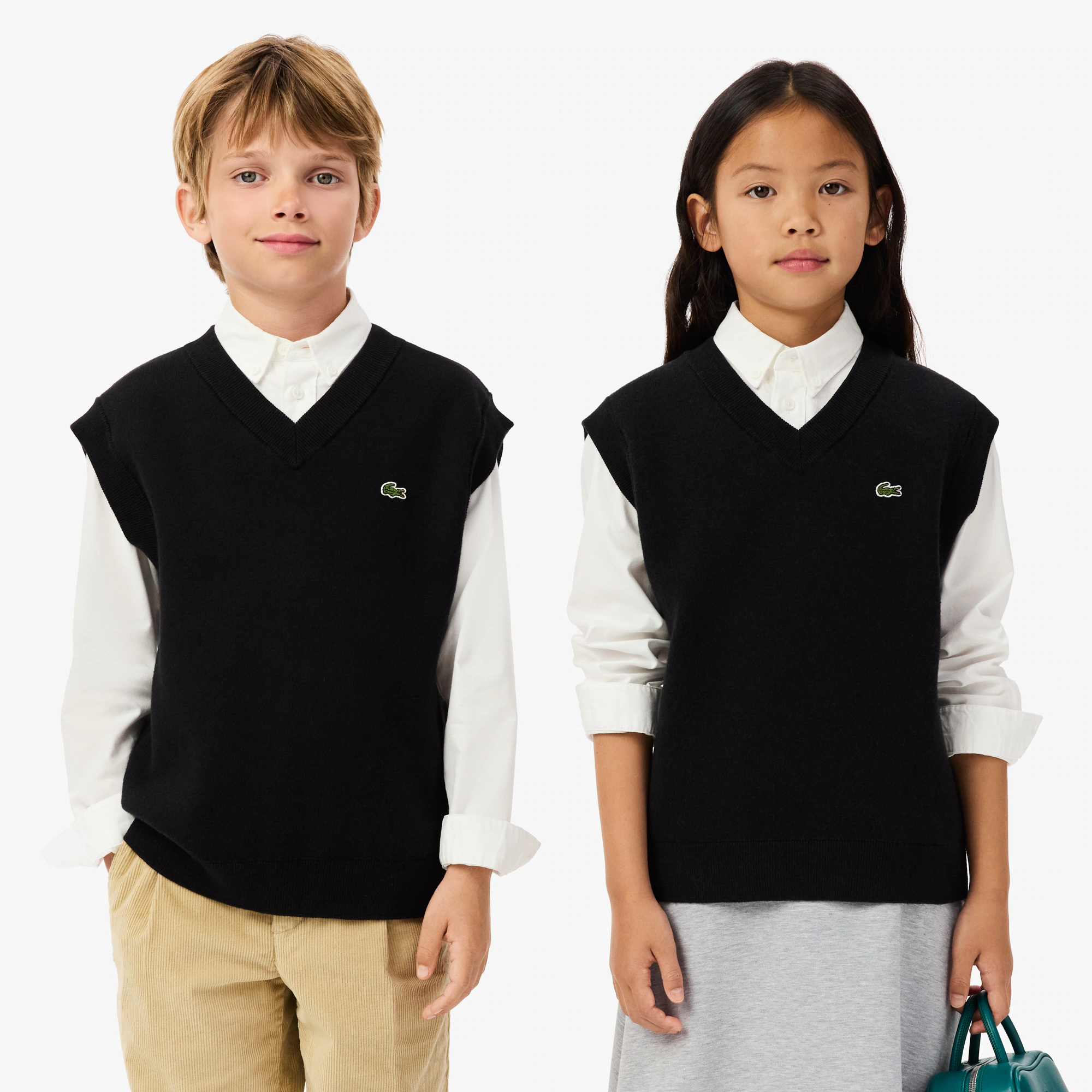 Kids' Cotton and Wool Sweater Vest