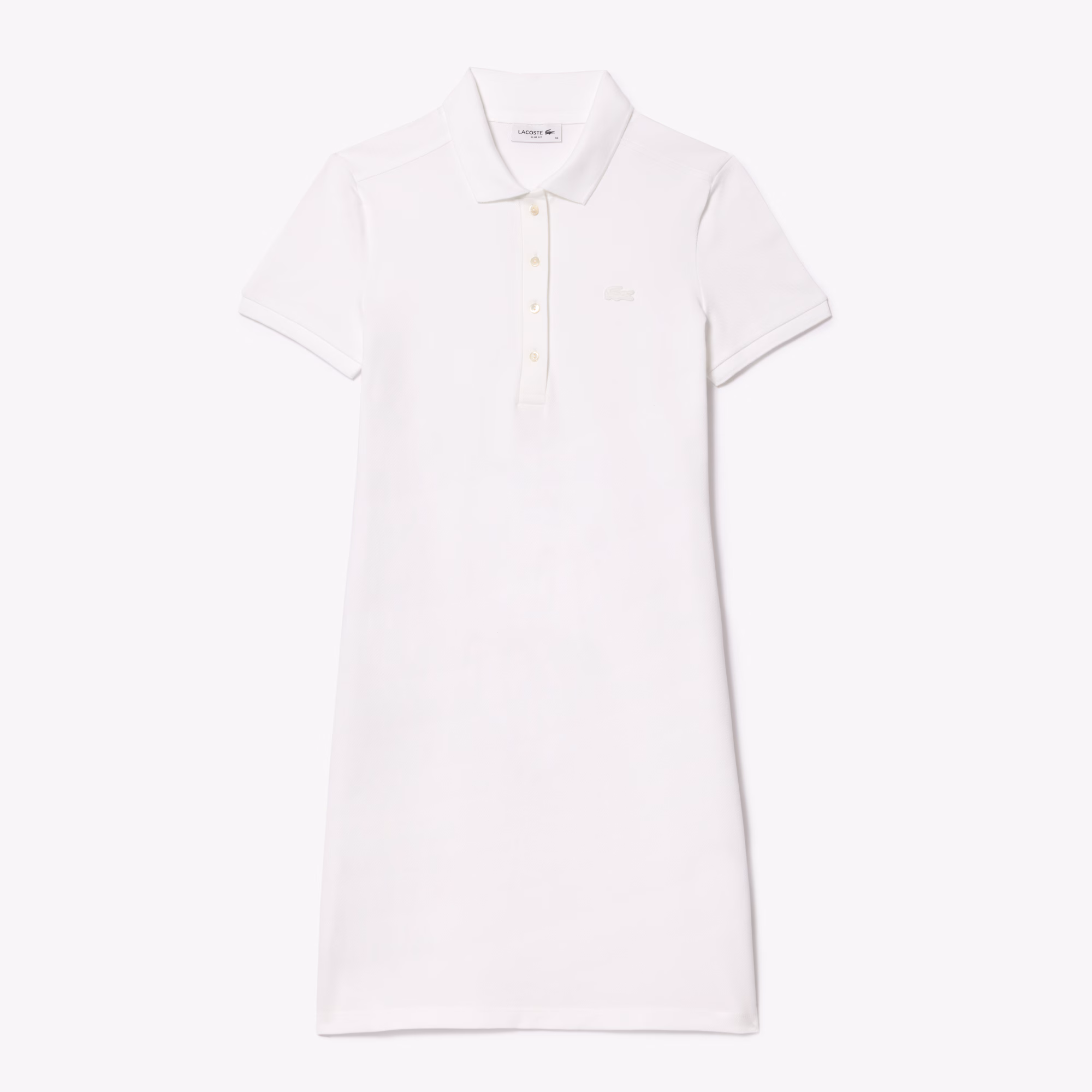 Women's Slim Fit Stretch Mini Piqué Polo Dress