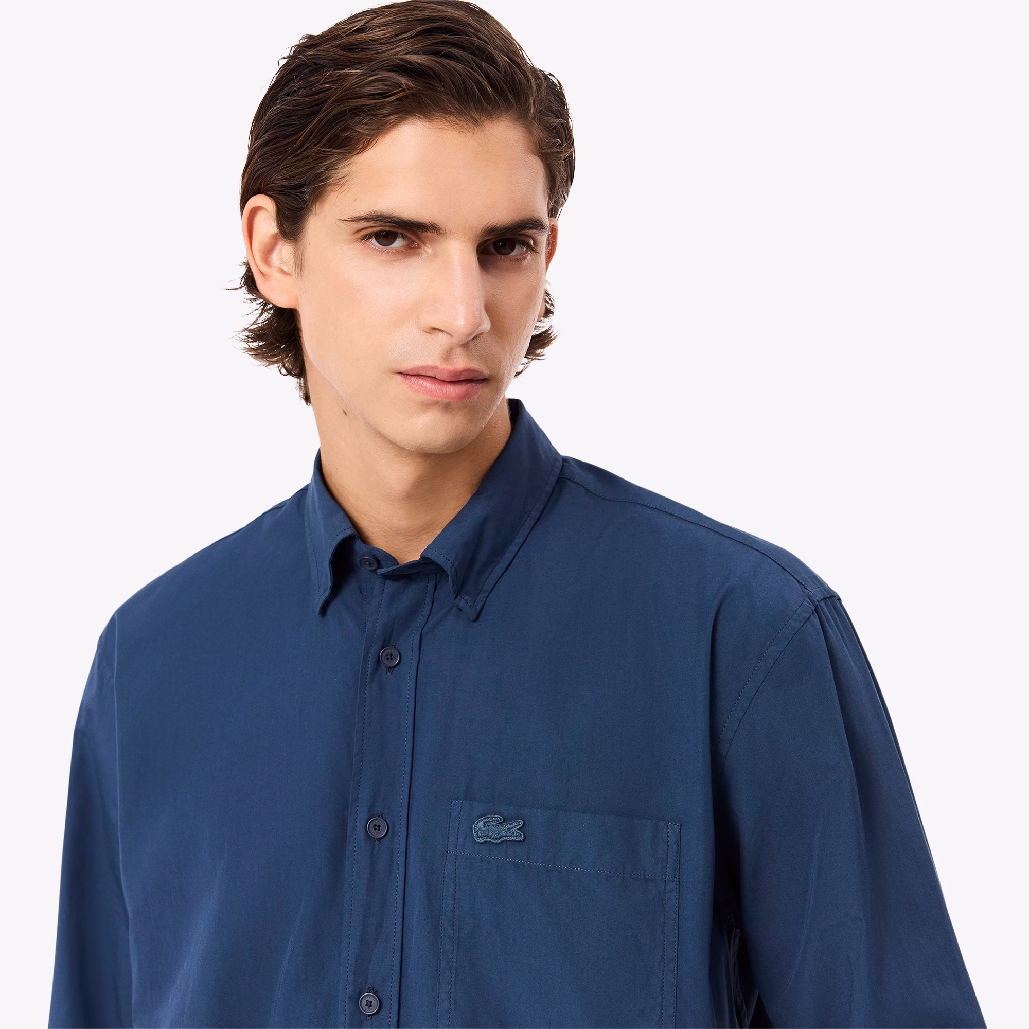 Men's Lightweight Relaxed Fit Poplin Shirt