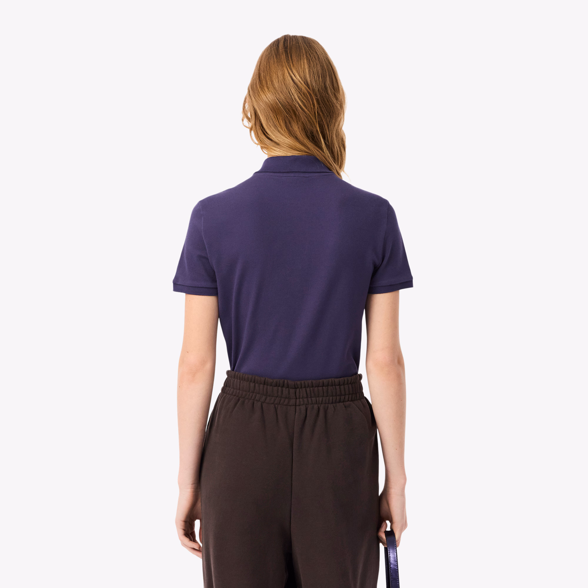 Women's L.12.D Slim Fit Stretch Mini Piqué Polo