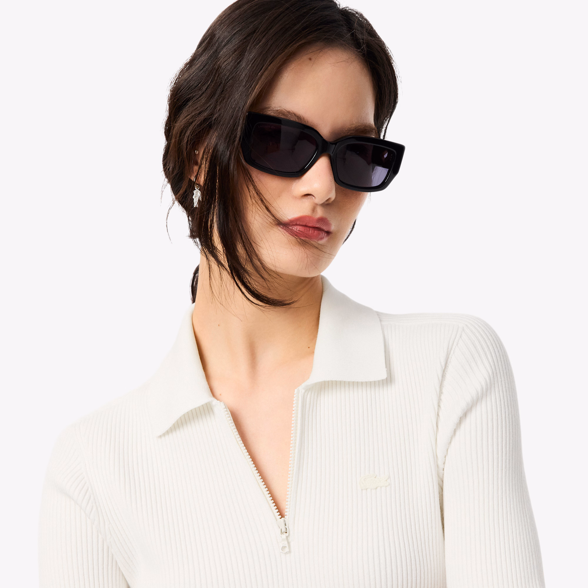 Women's Pleated Polo Collar Dress