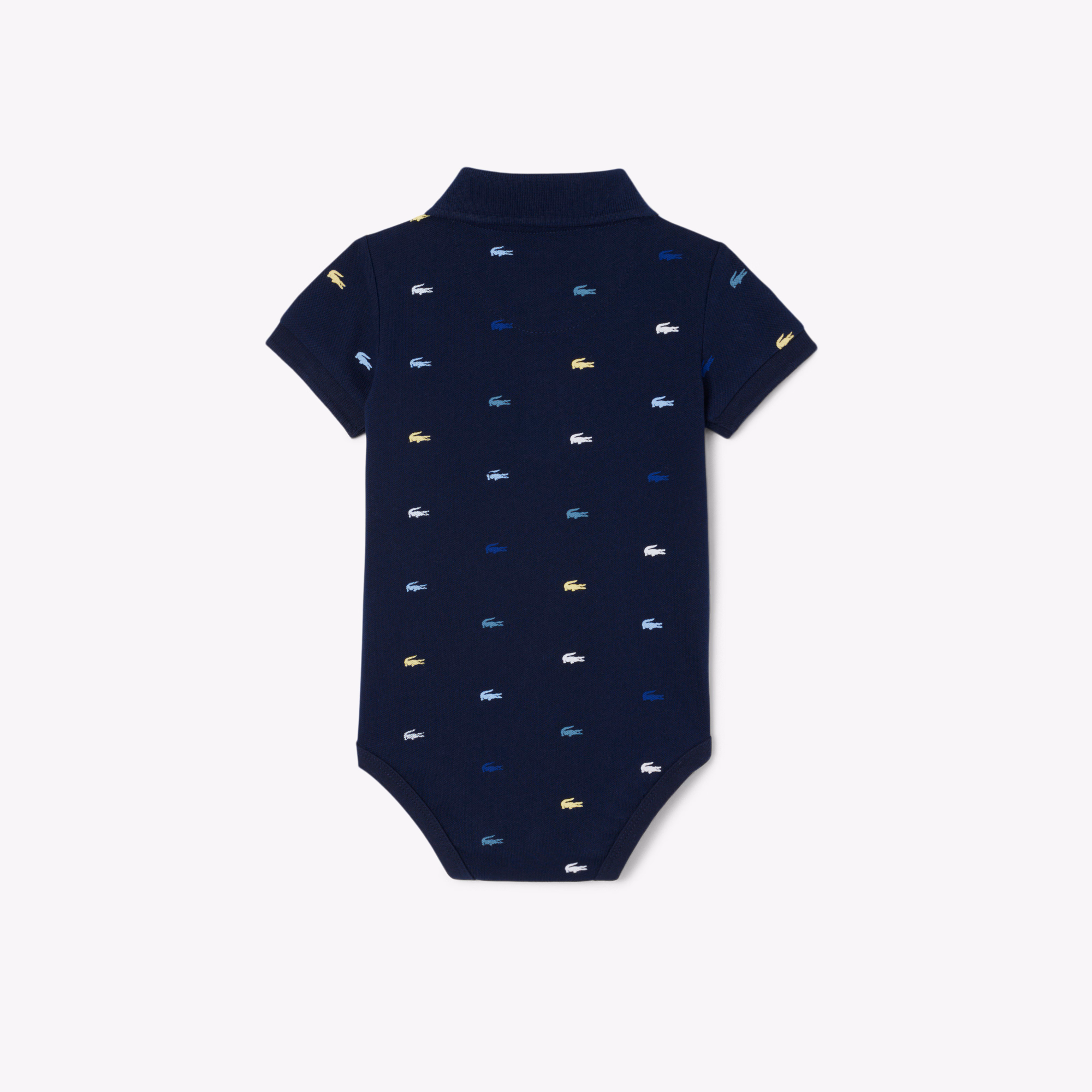 Infants’ Crocodile Print Piqué Onesie