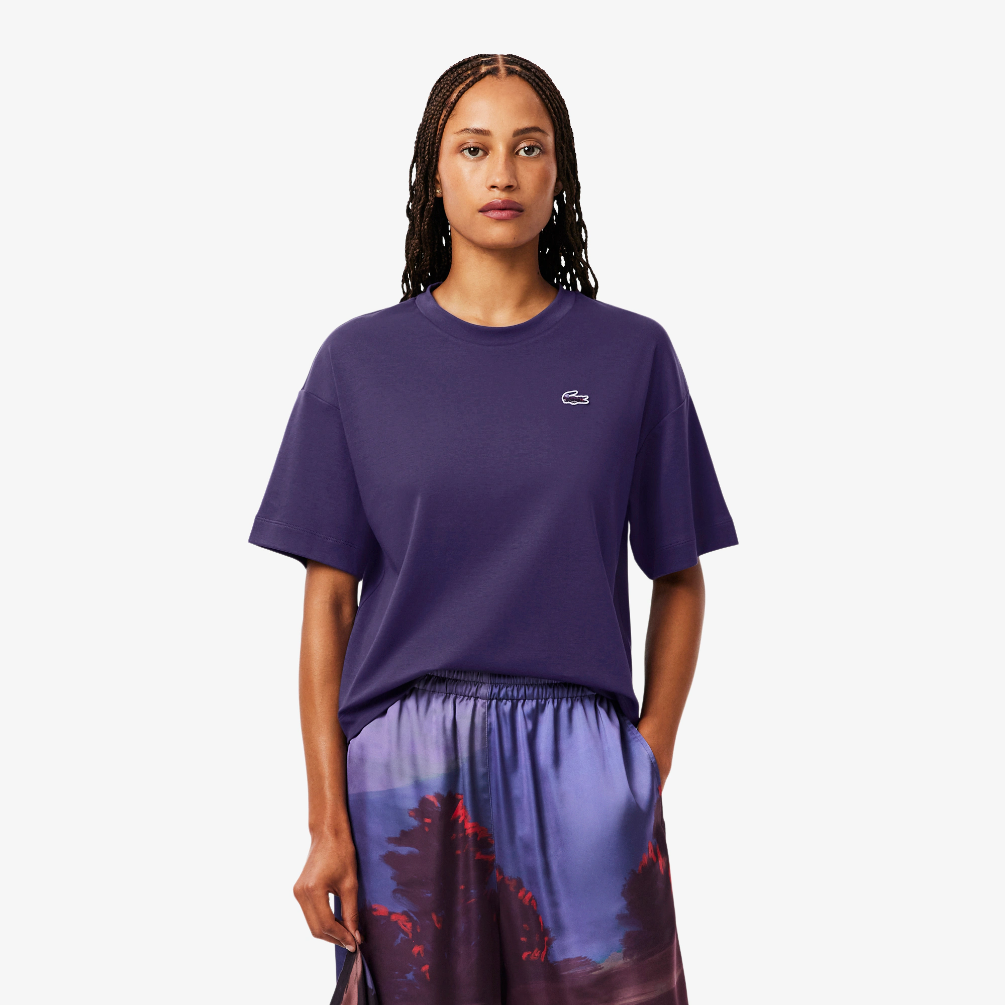 Women's Relaxed Fit Landscape Crocodile T-Shirt