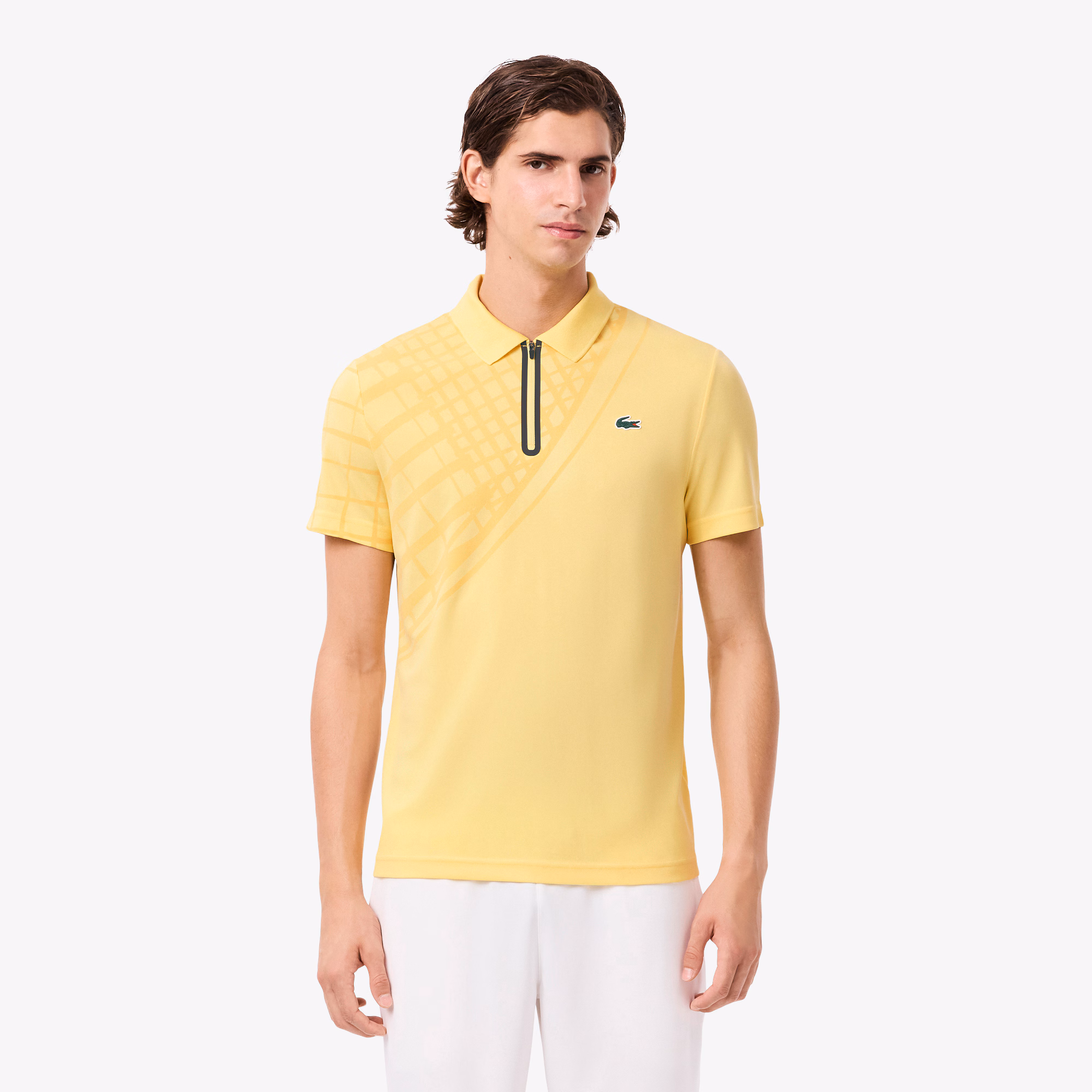 Men's Ultra Dry Printed Slim Fit Tennis Polo