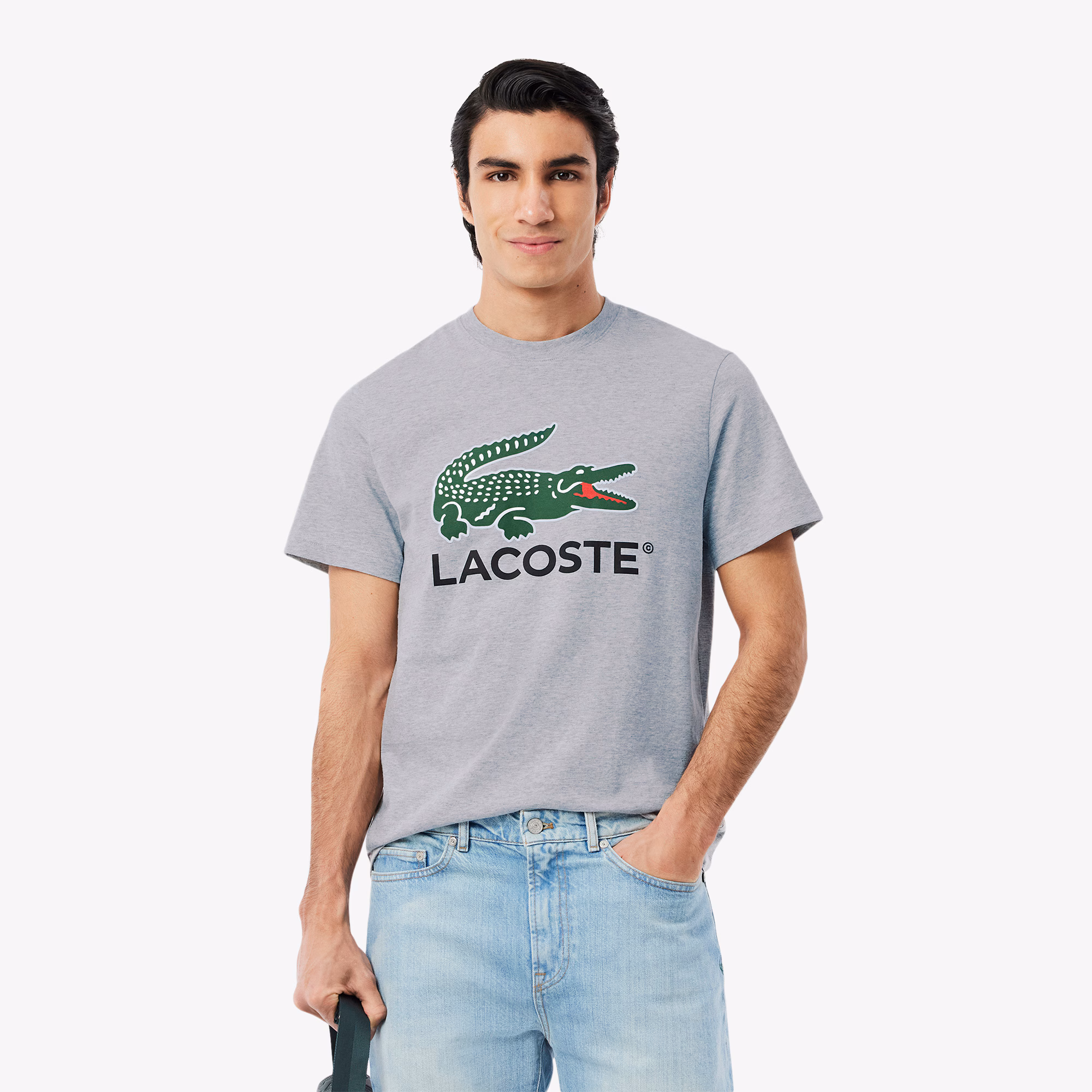 Men's Signature Print Cotton T-Shirt