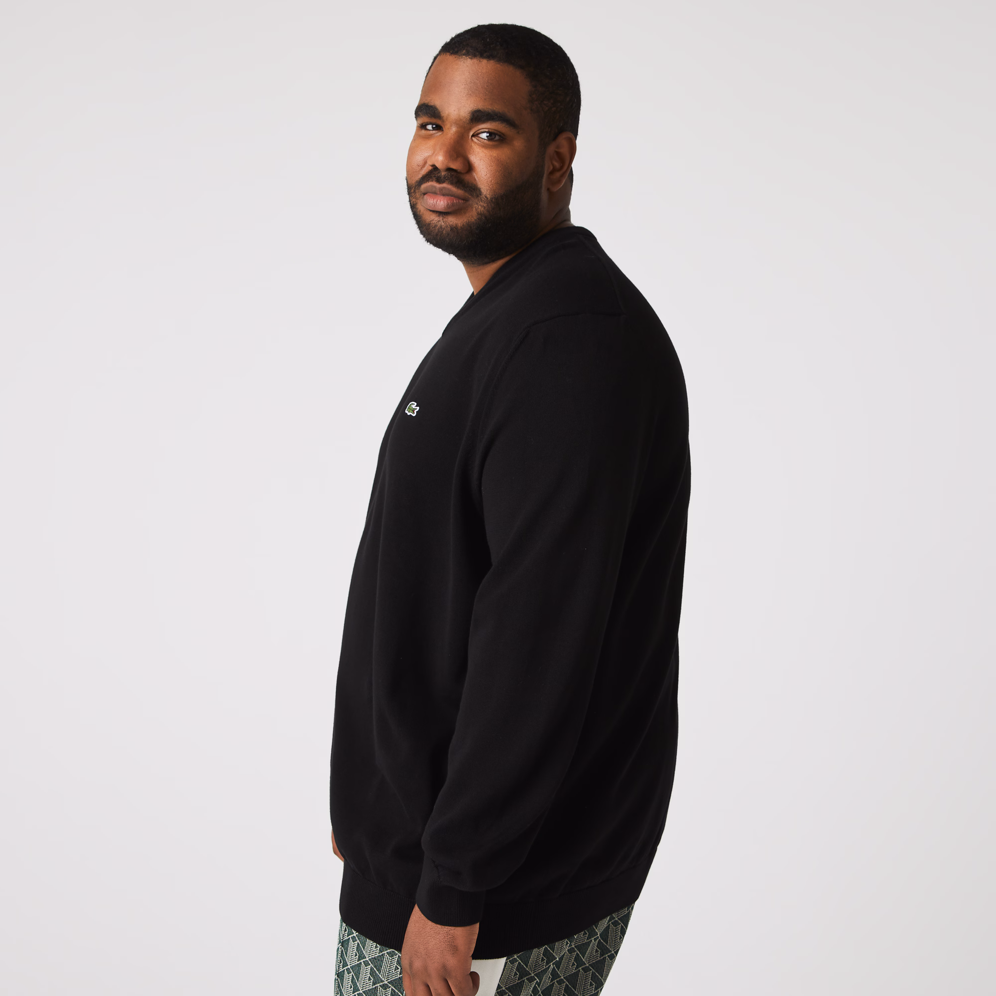 Men's Cotton V-Neck Sweater